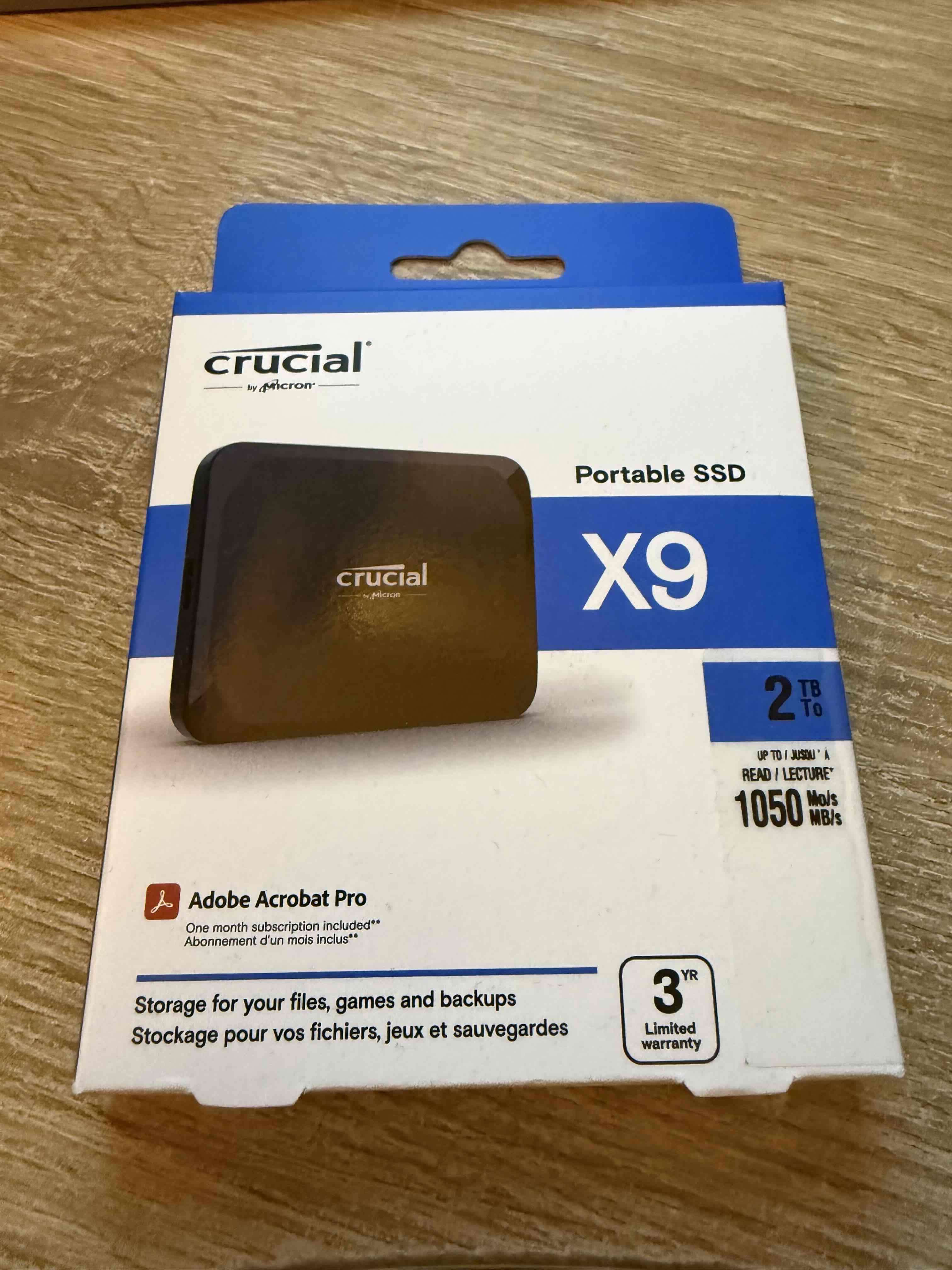 Disco SSD Crucial X9 2TB