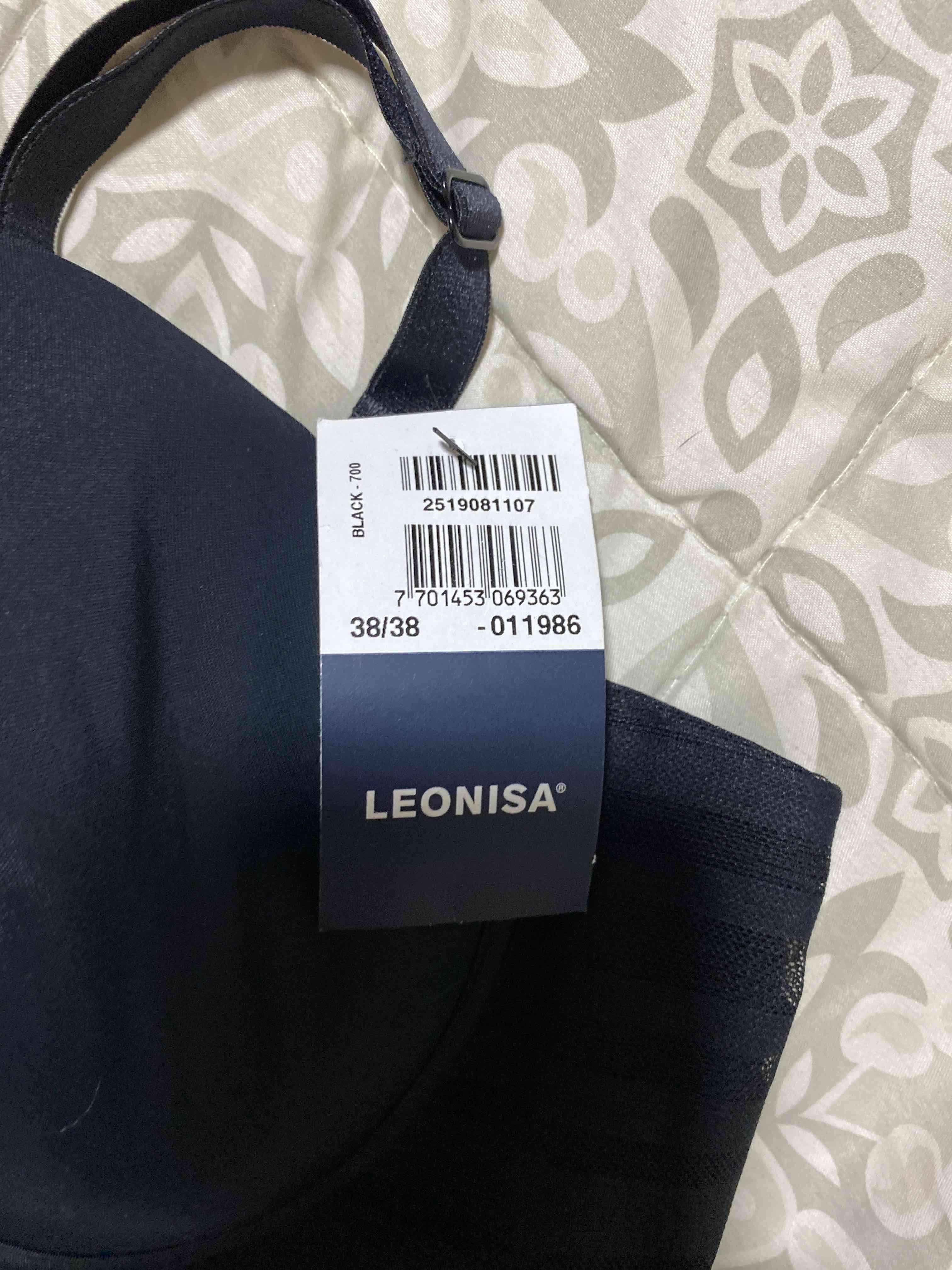 Sostén negro Leonisa con etiqueta - miniatura 2