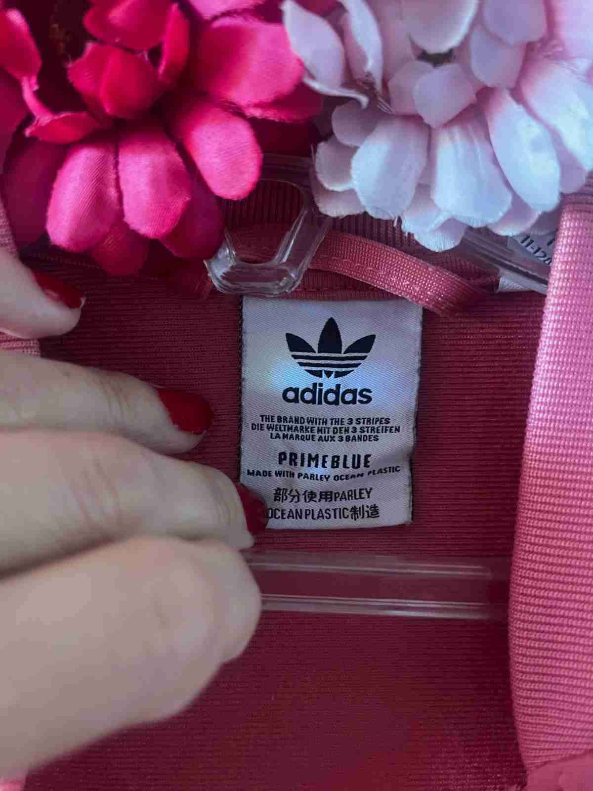 Chaqueta deportiva rosa Adidas - miniatura 3