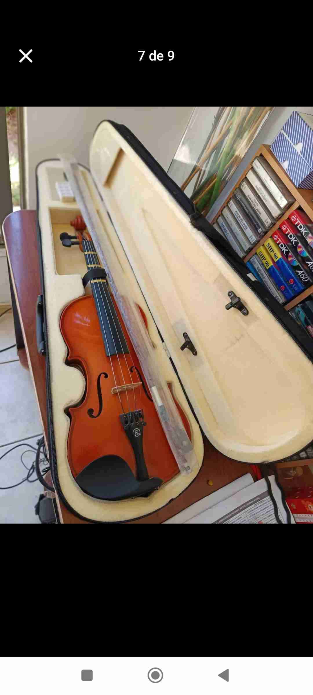 Violín clásico con arco - miniatura 5
