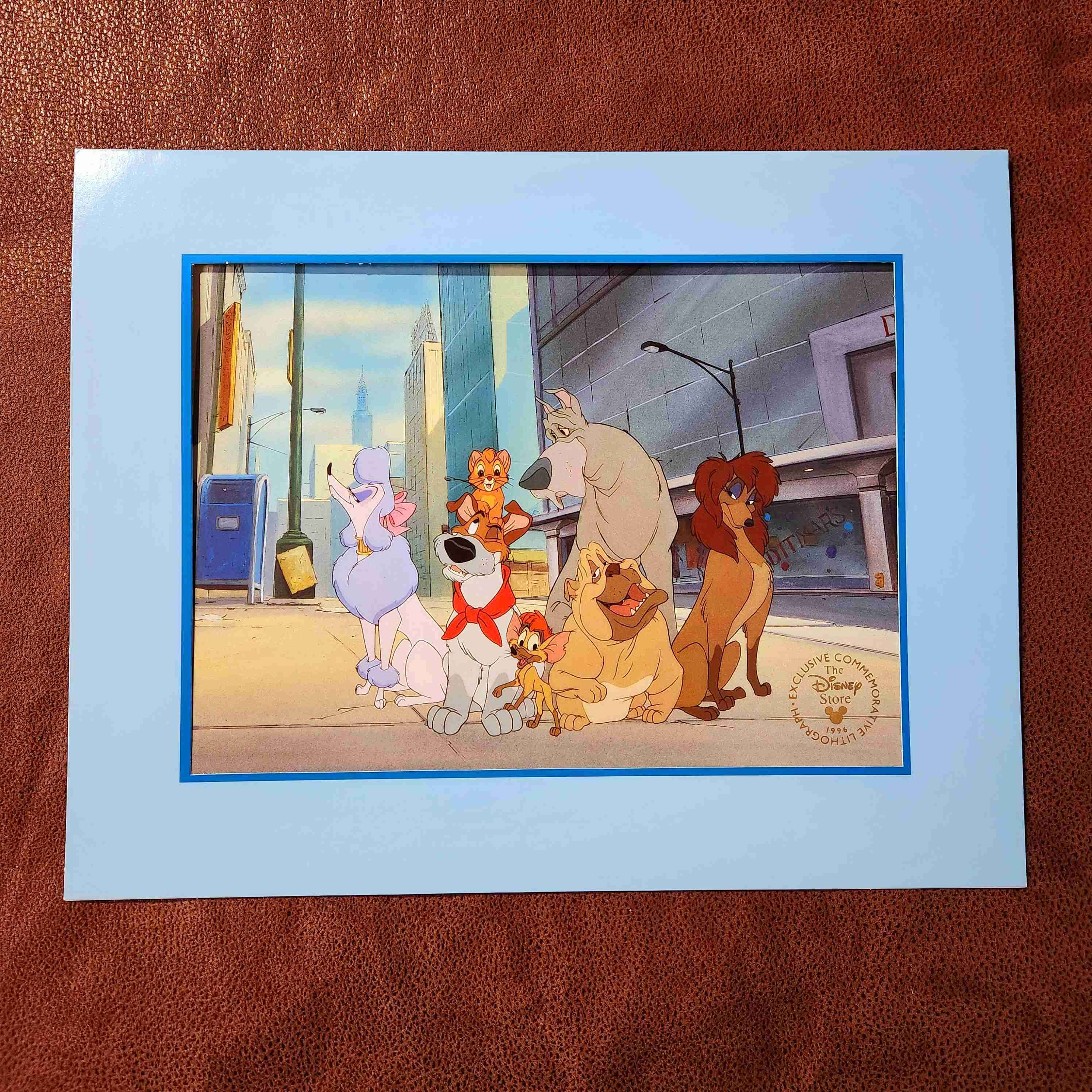 LITOGRAFIA disney OLIVER Y SU PANDILLA 🐕🐩🐕🇺🇸 - miniatura 4