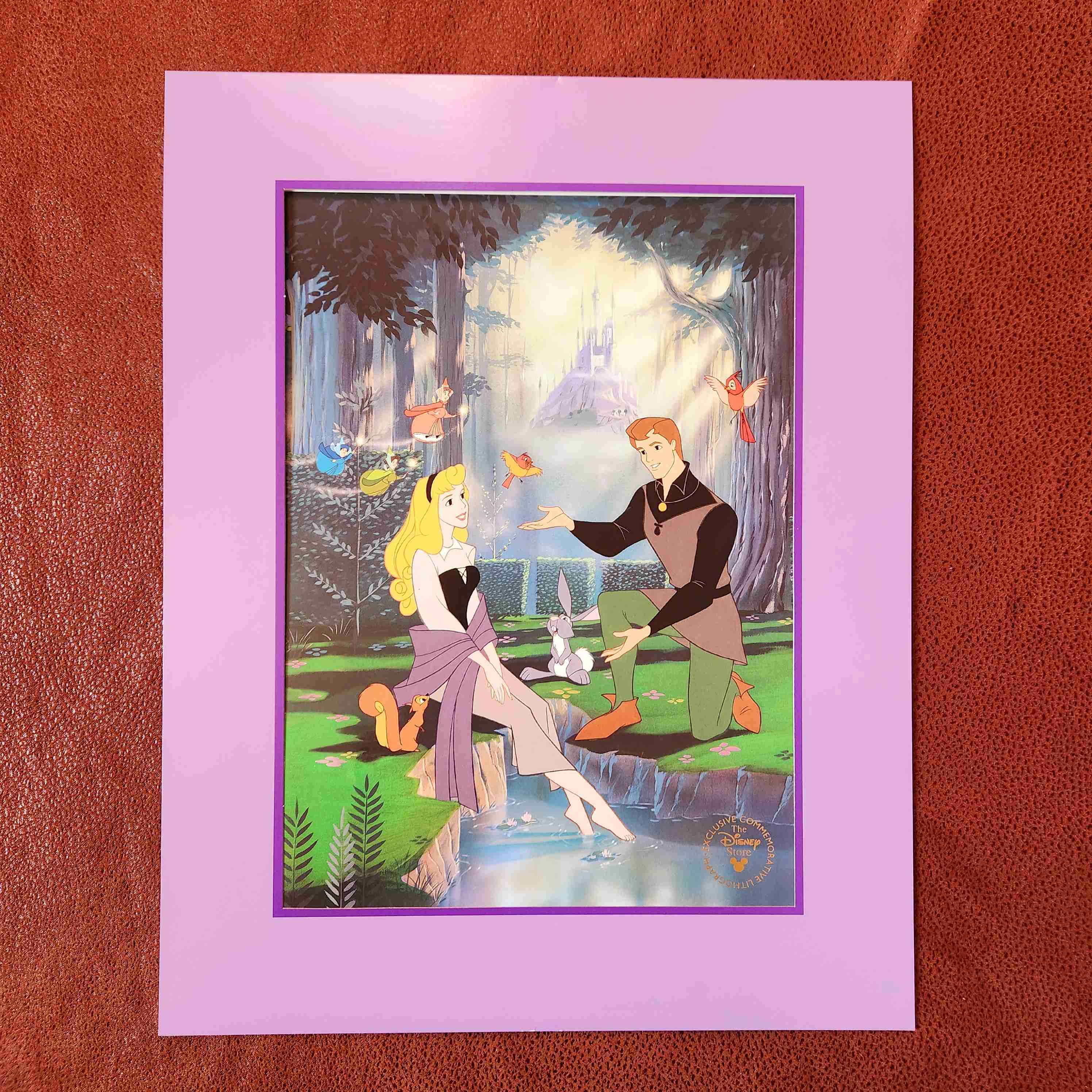 LITOGRAFIA DISNEY LA BELLA DURMIENTE 1997 🛌💤👑 - miniatura 5