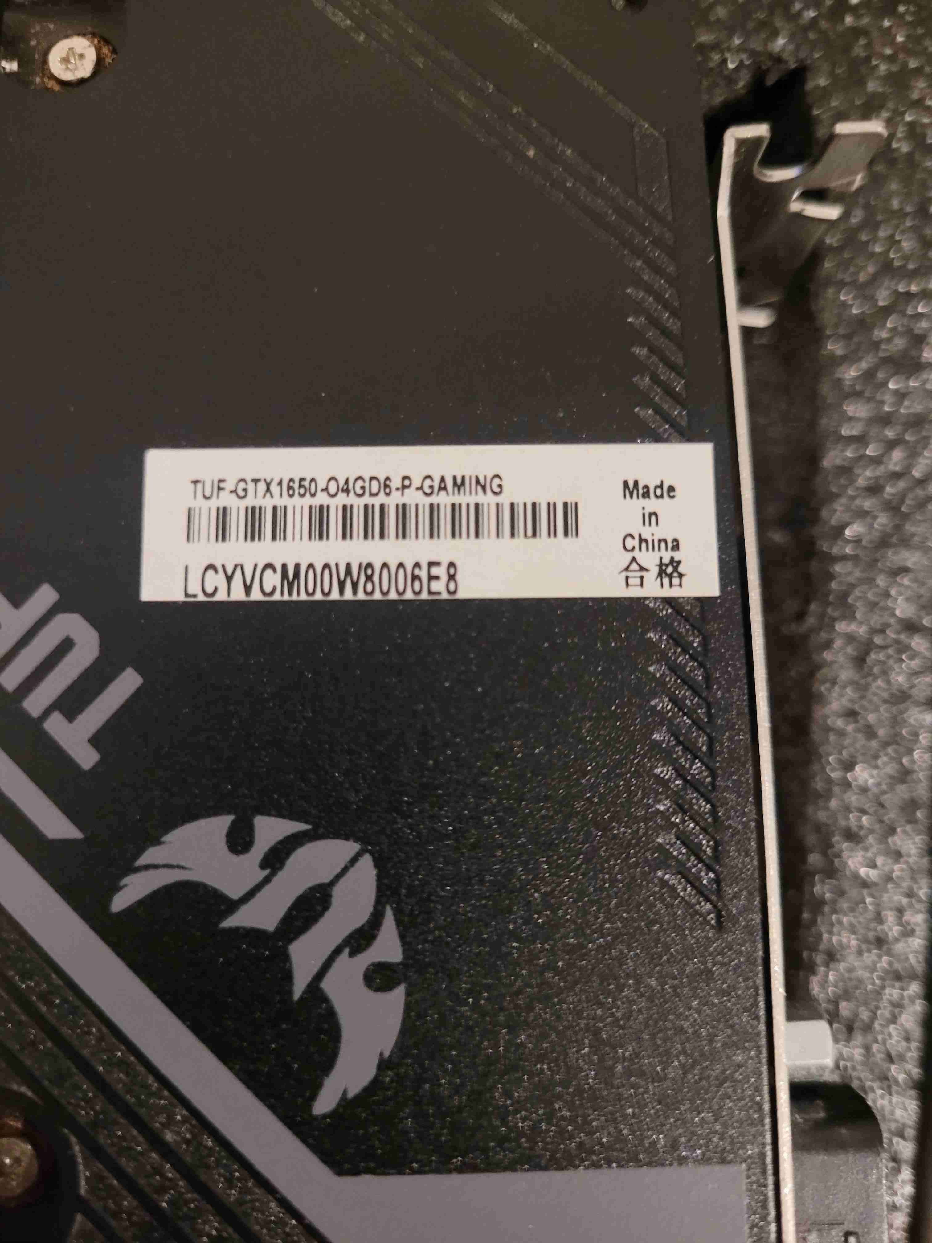 Tarjeta gráfica GTX 1650 ASUS TUF Gaming - miniatura 2