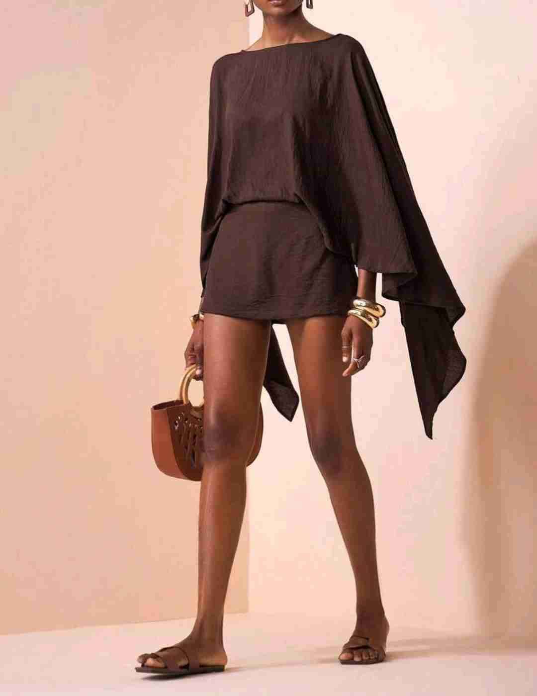 Conjunti corto marrón - miniatura 1