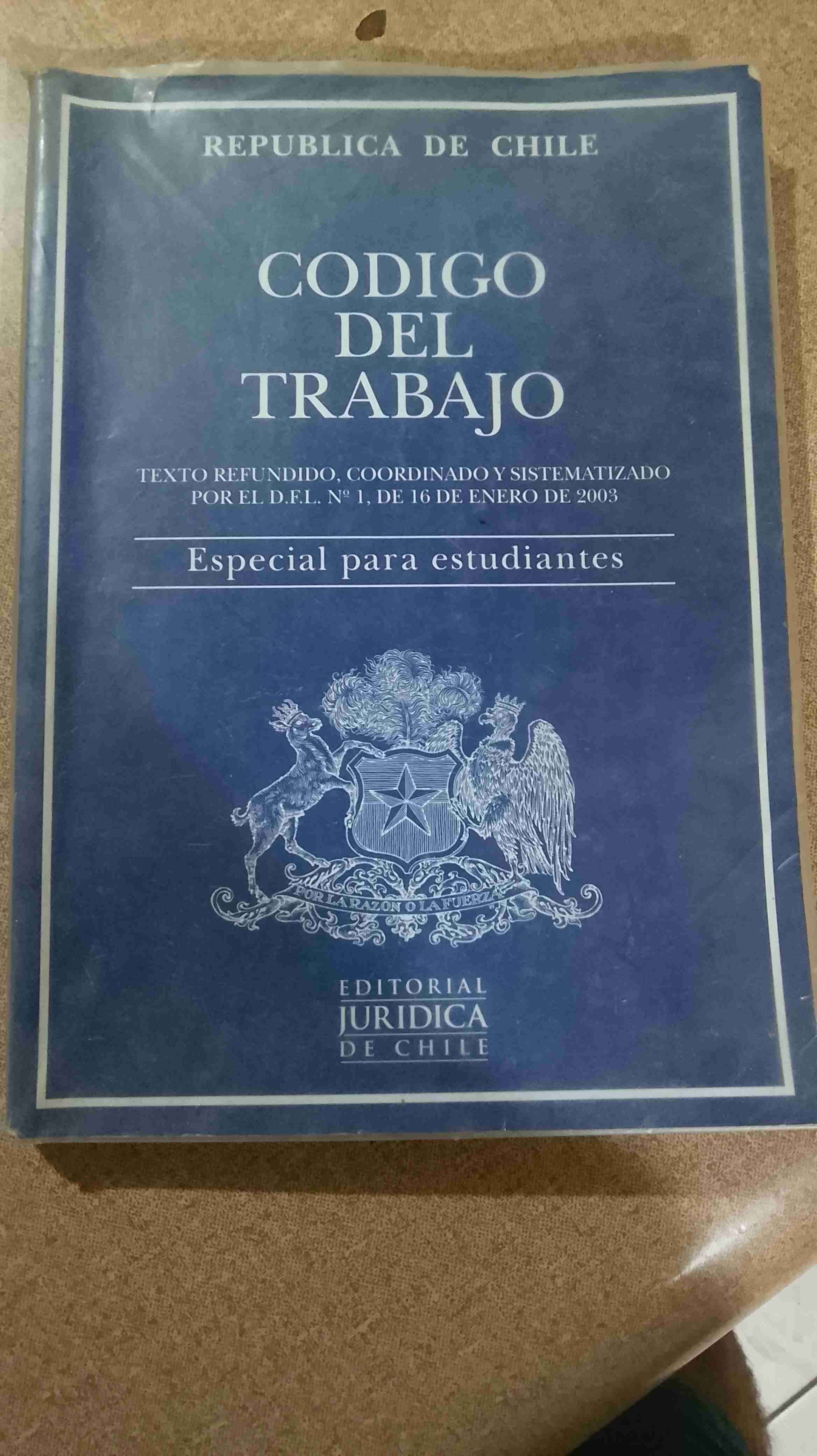 Código del Trabajo Chile - miniatura 1