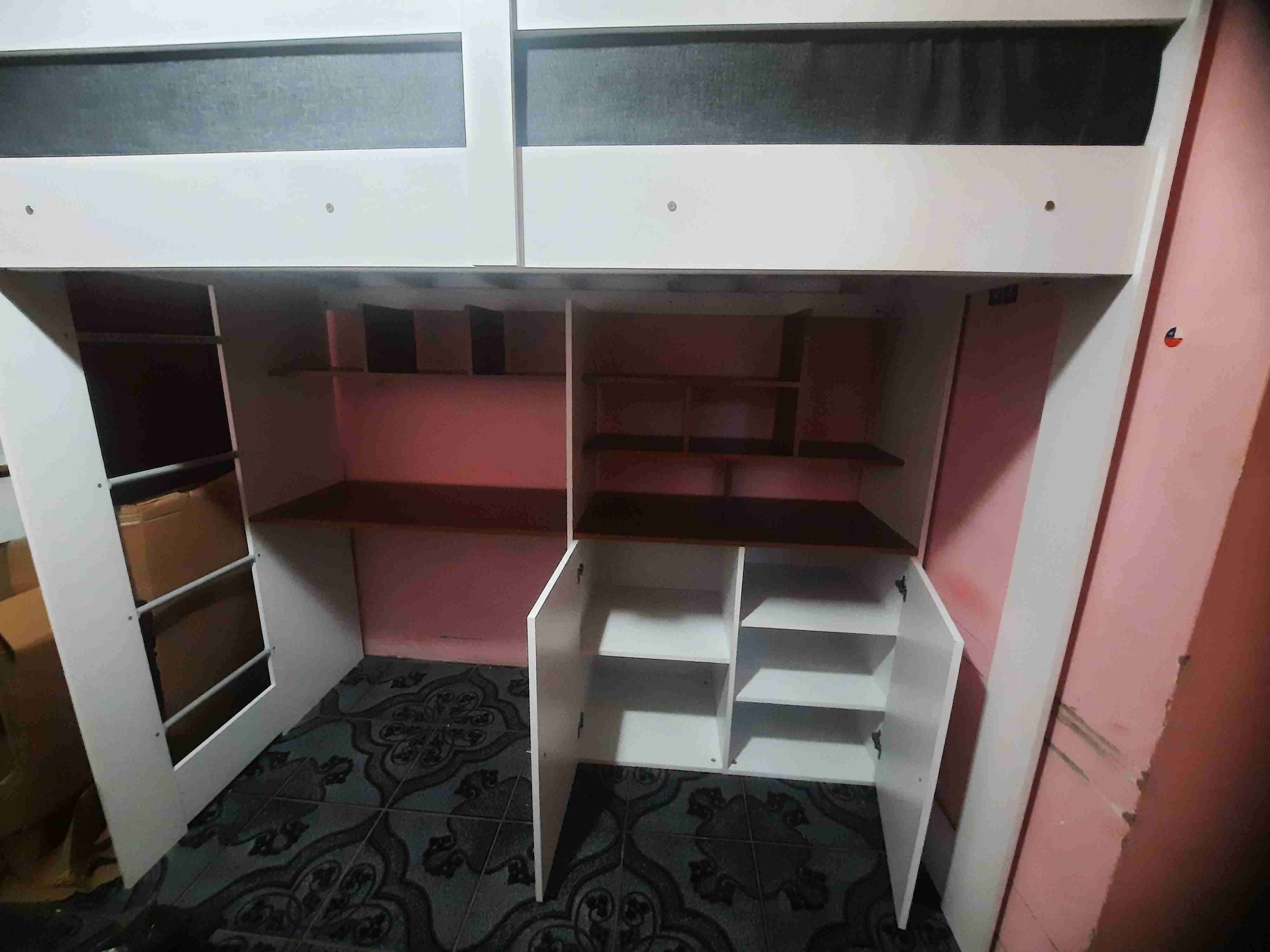 Camarote blanco con escritorio - miniatura 2