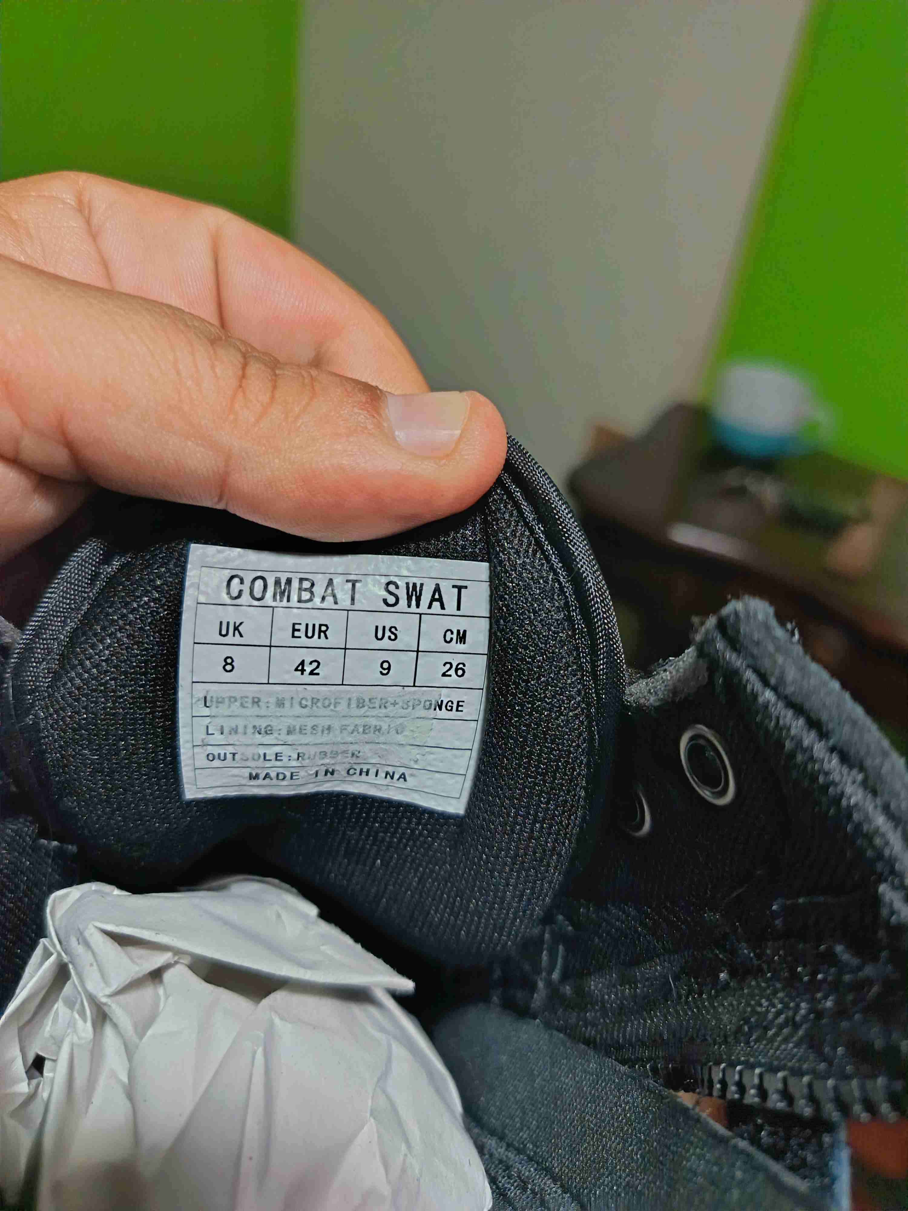 Botas Combat Swat negras - miniatura 1