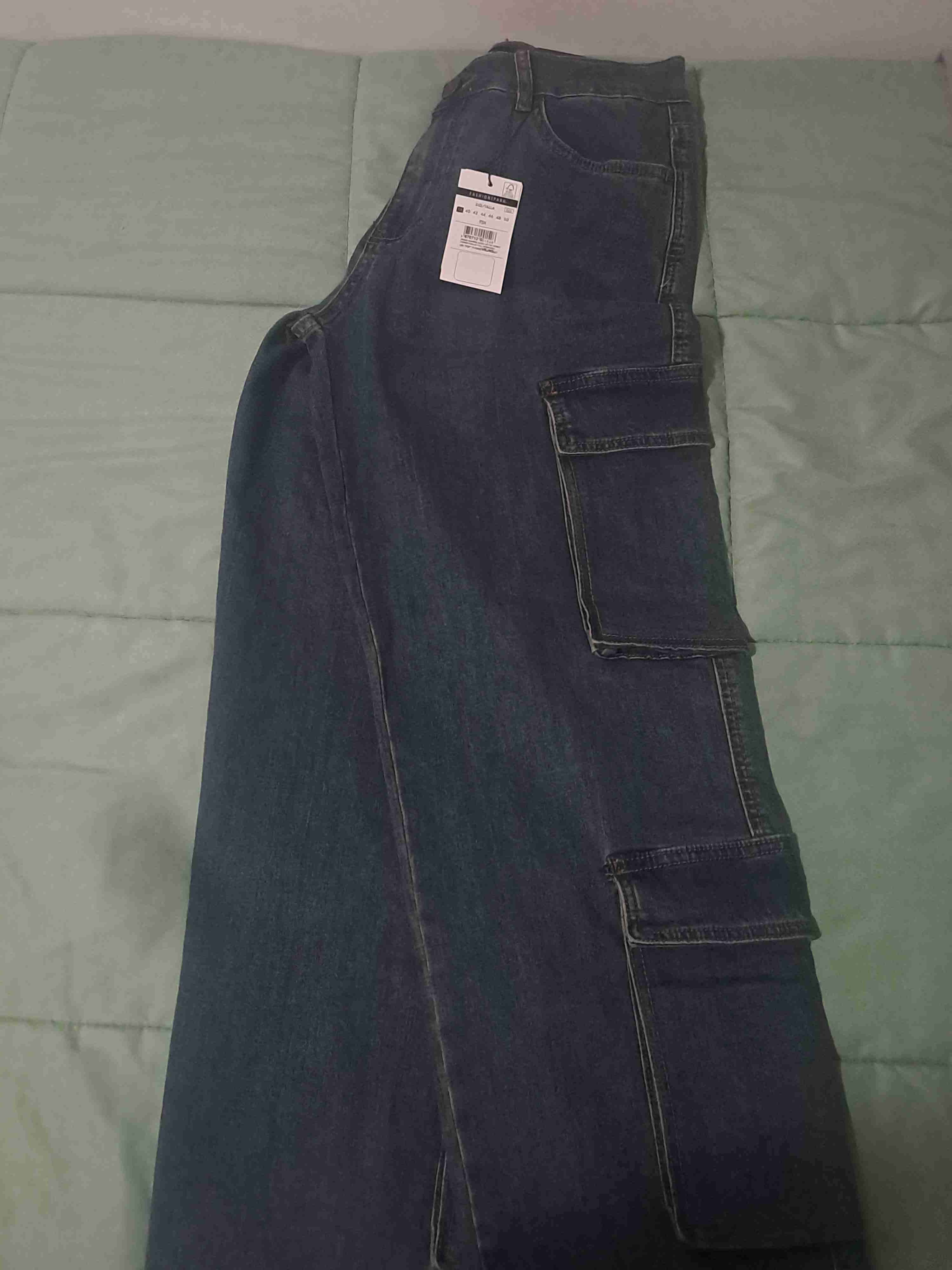 Jeans cargo azul - miniatura 1