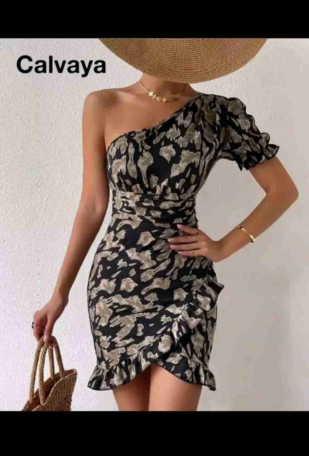 Vestido asimétrico estampado floral - miniatura 6