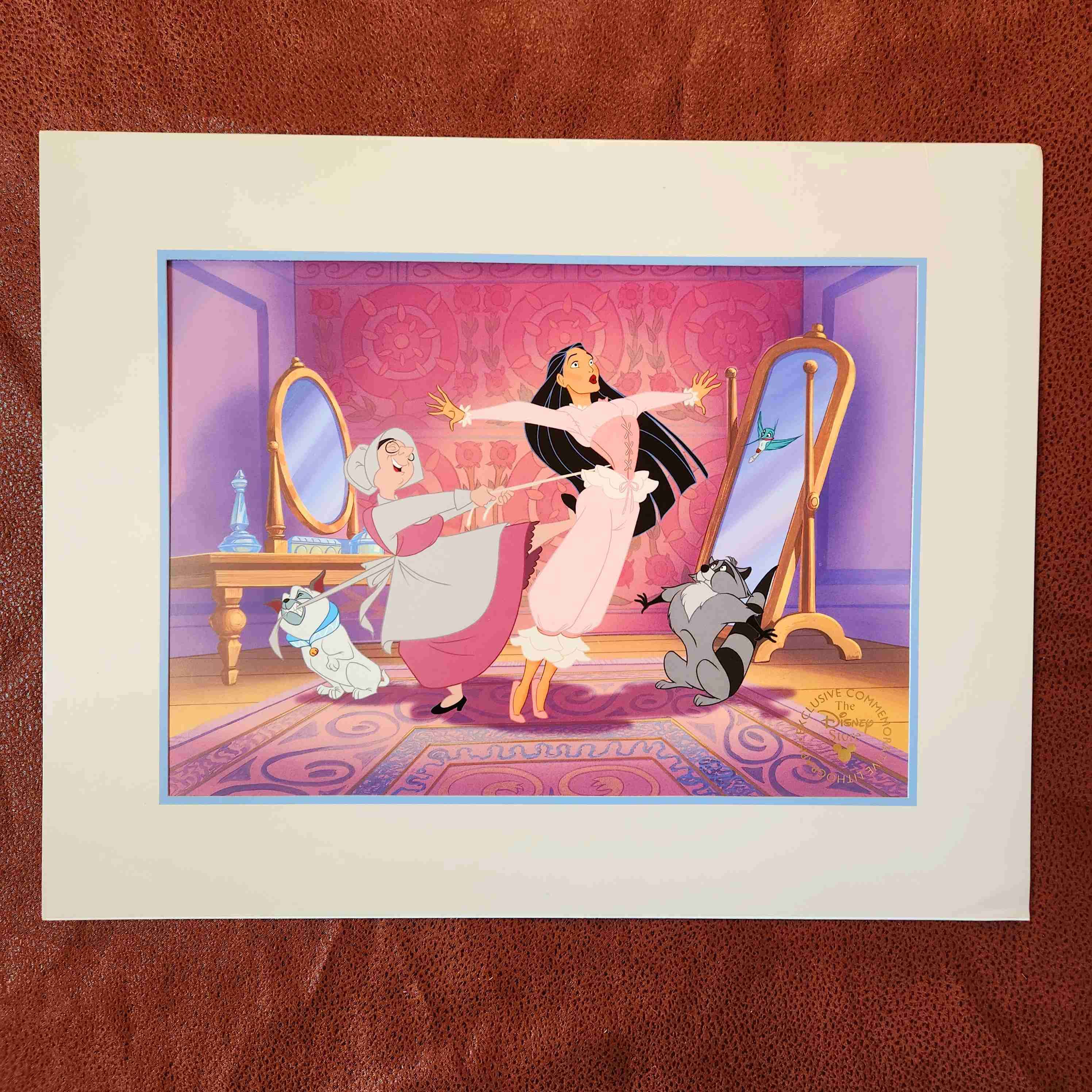 LITOGRAFIA DISNEY POCAHONTAS II 1998 🦝🍃 - miniatura 5