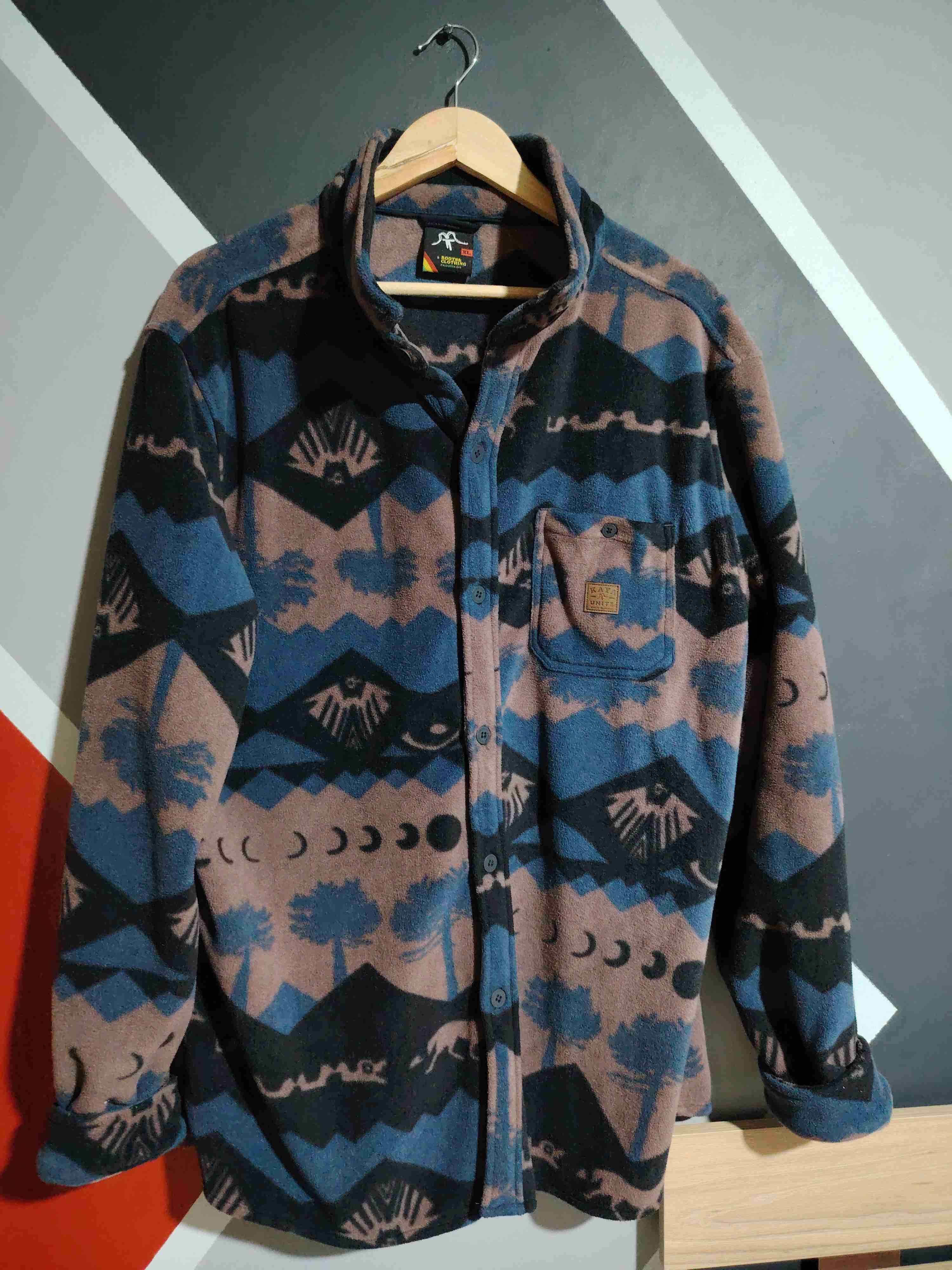 Camisa polar estampada hombre - miniatura 1