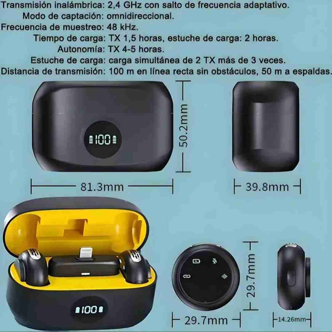 Micrófonos Inalámbrico Sweetlife K31 PRO - miniatura 6