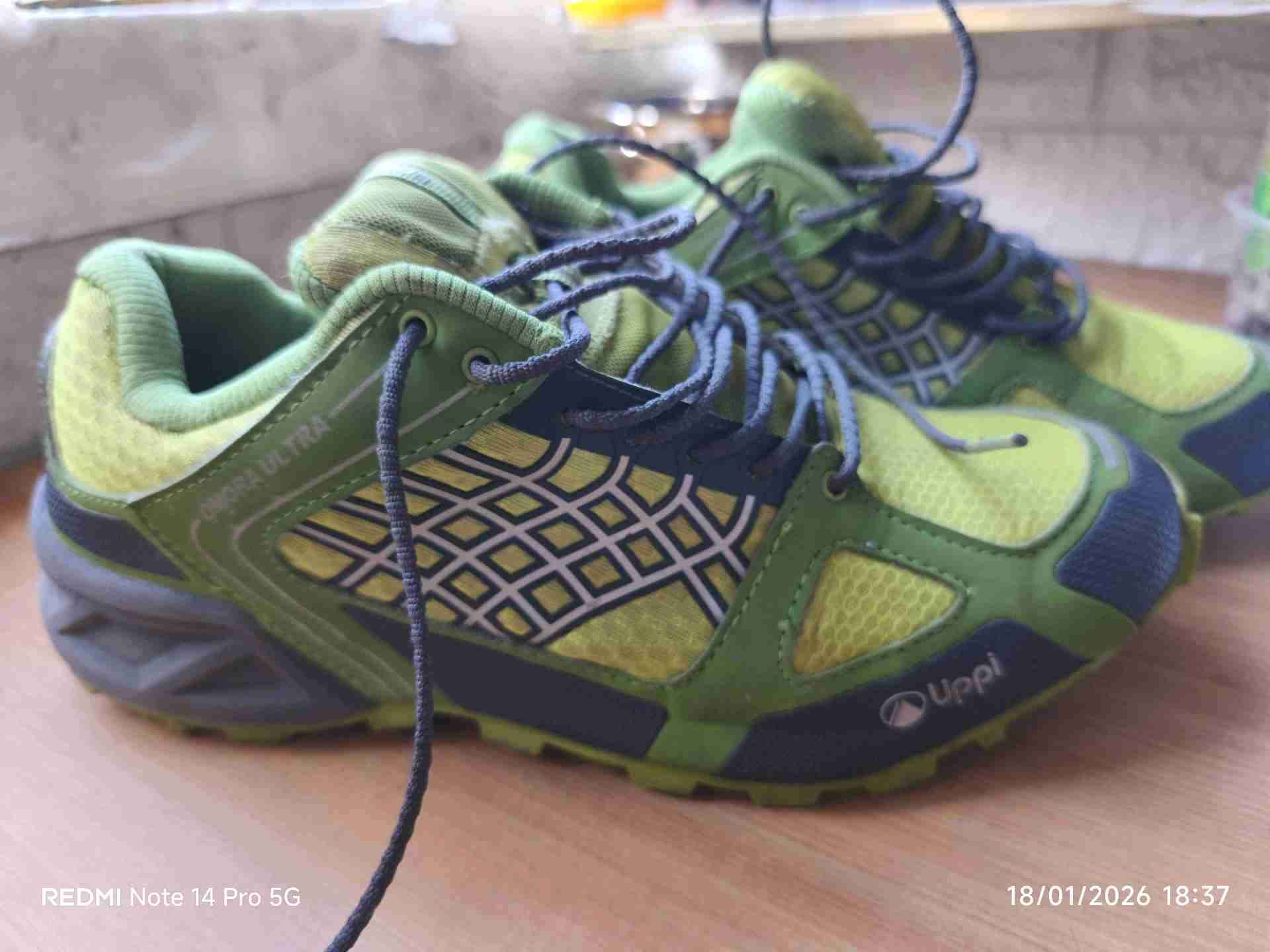 Zapatillas de running verdes Lippi - miniatura 1