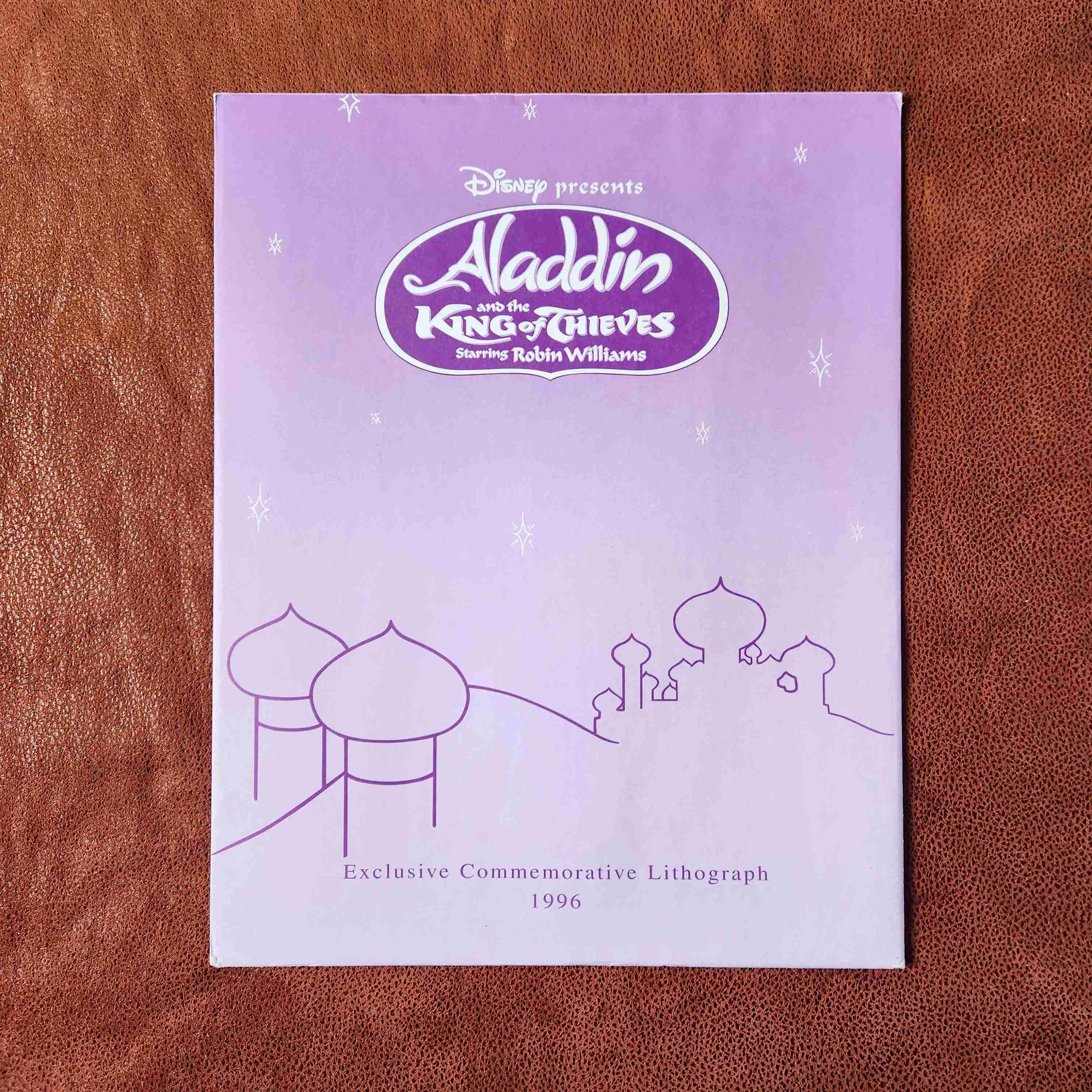 LITOGRAFIA Disney ALADIN 1996 🧞‍♂️✨️🐒 - miniatura 2