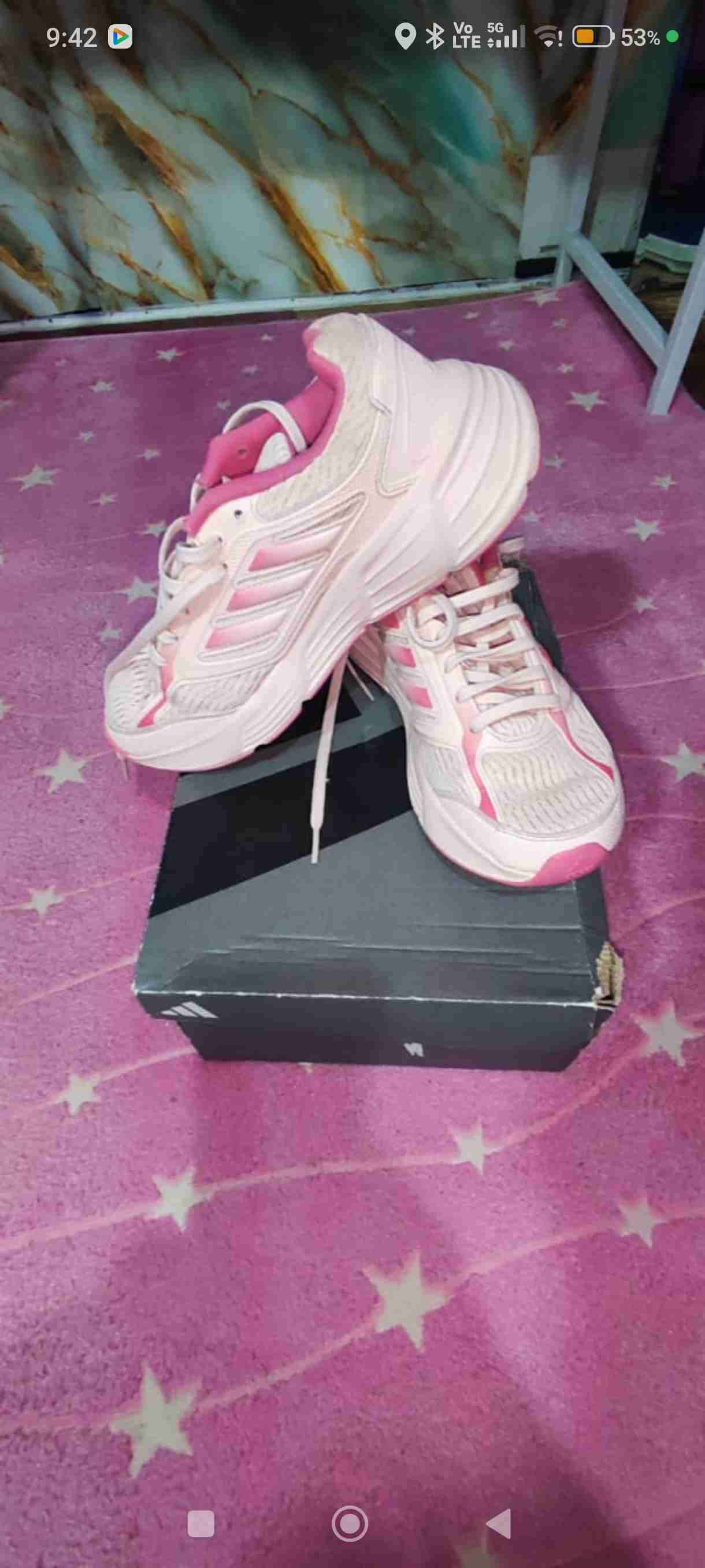 Zapatillas deportivas rosas Adidas