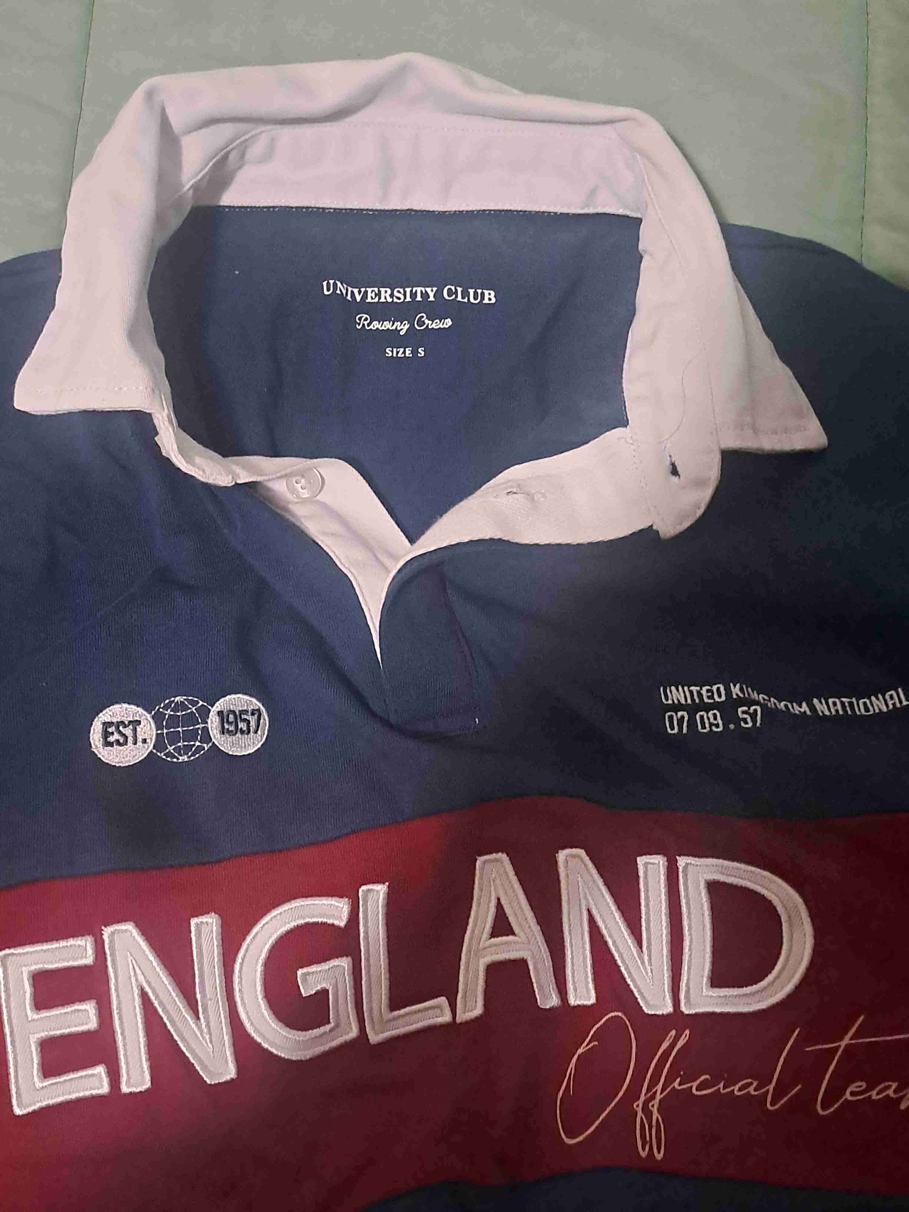 Polo Inglaterra azul y rojo - miniatura 3