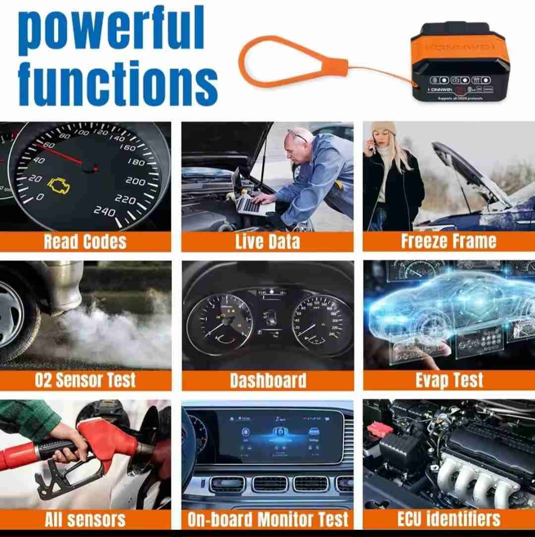 Escáner OBDII Konnwei KW906 BT5.2 - miniatura 3