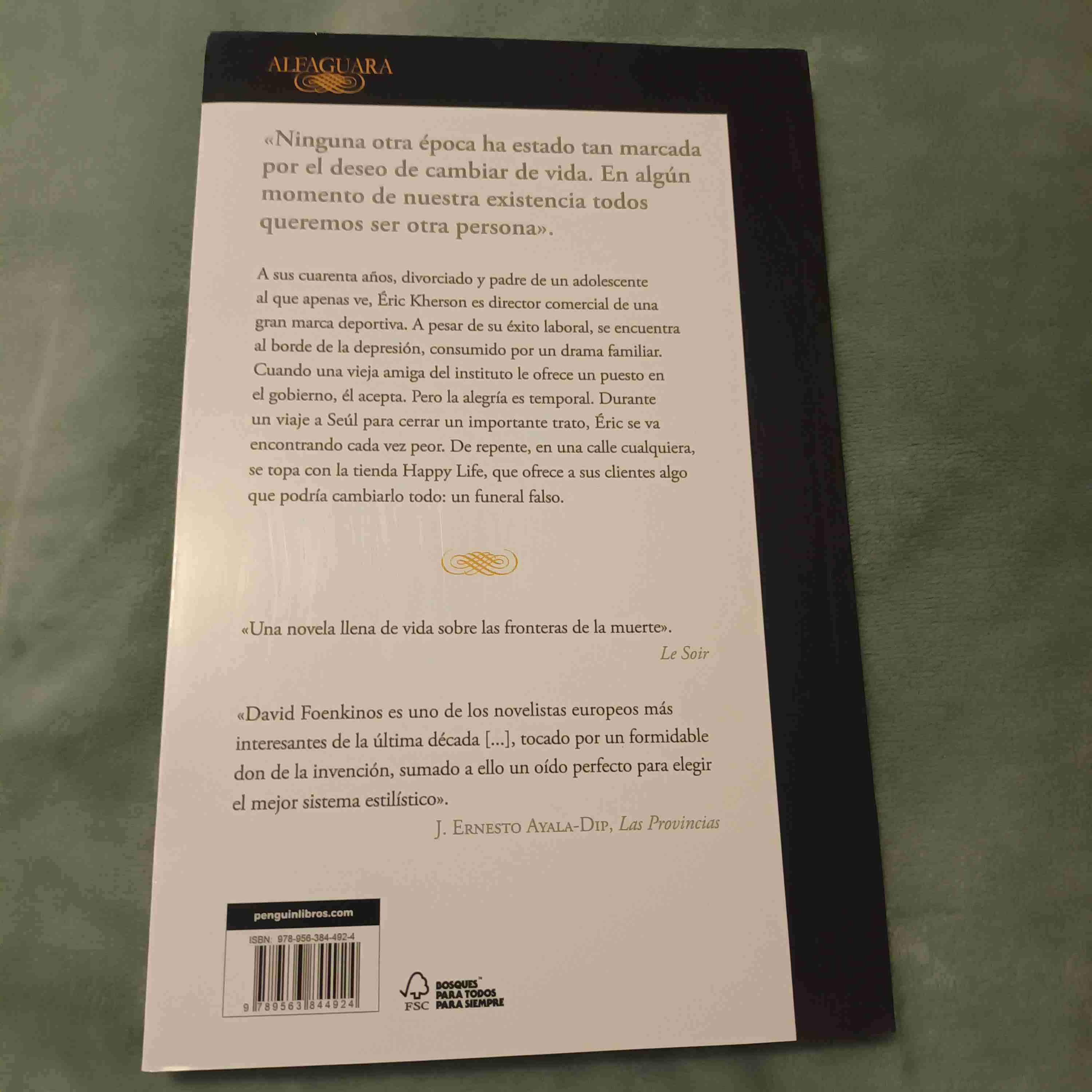 Libro 'La vida feliz' de Foenkinos - miniatura 2