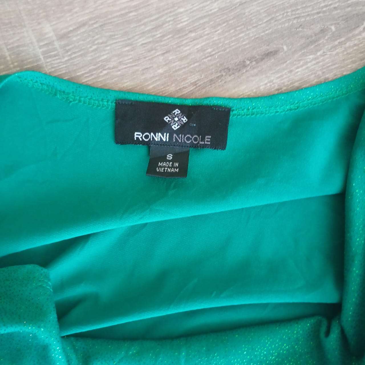 Polera verde cowl neck - miniatura 4