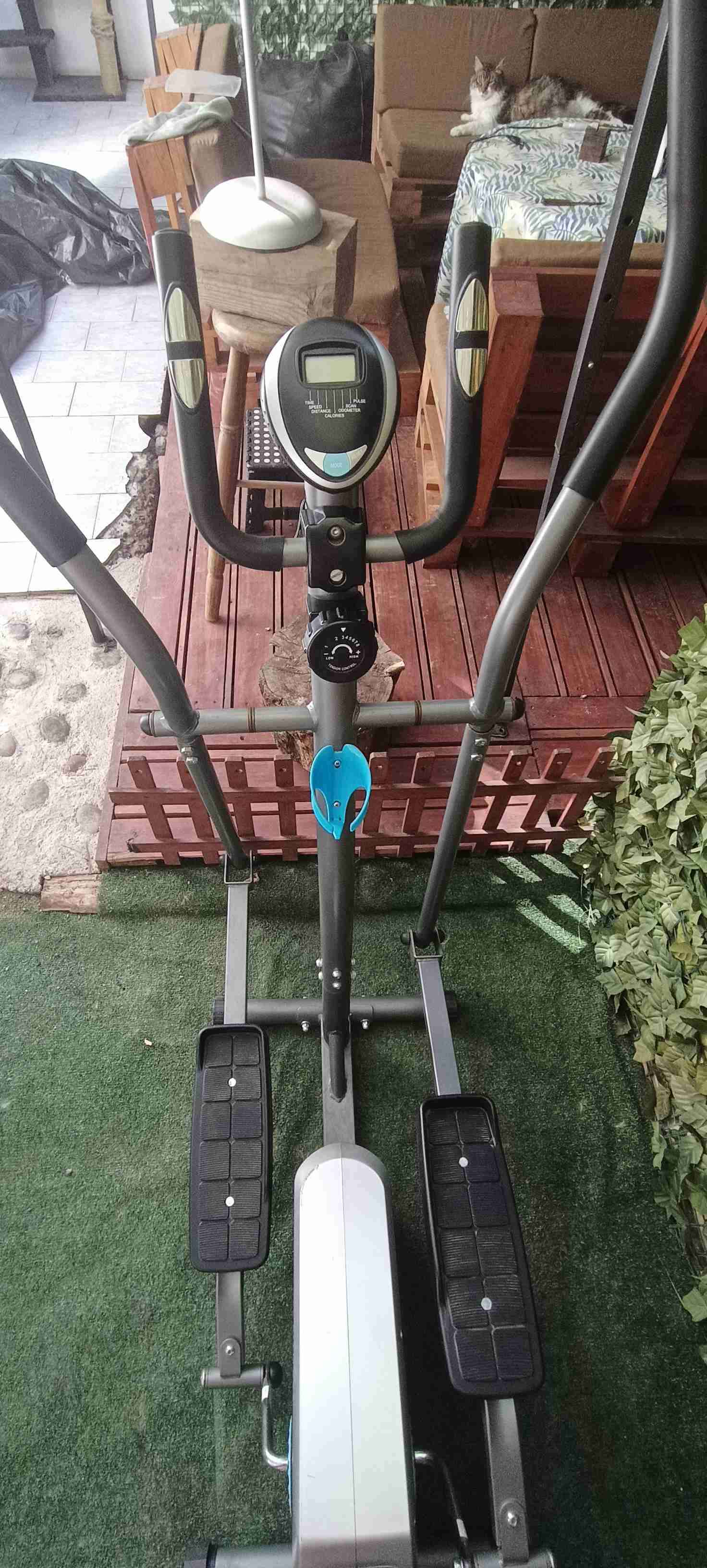 Elíptica Ultimate Fitness negra - miniatura 2