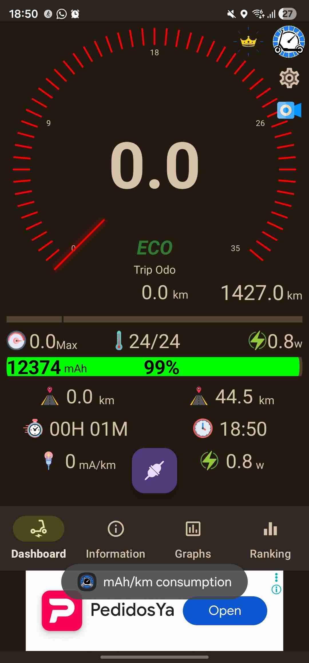 Scooter eléctrico con casco - miniatura 4