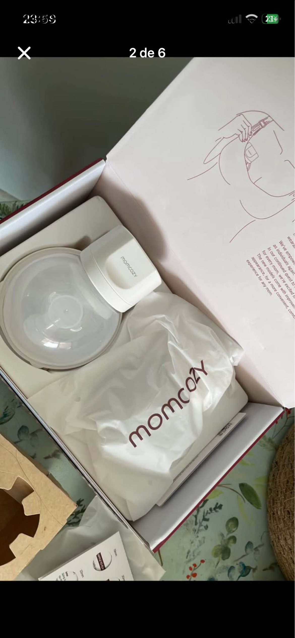 Extractor de leche Momcozy - miniatura 2