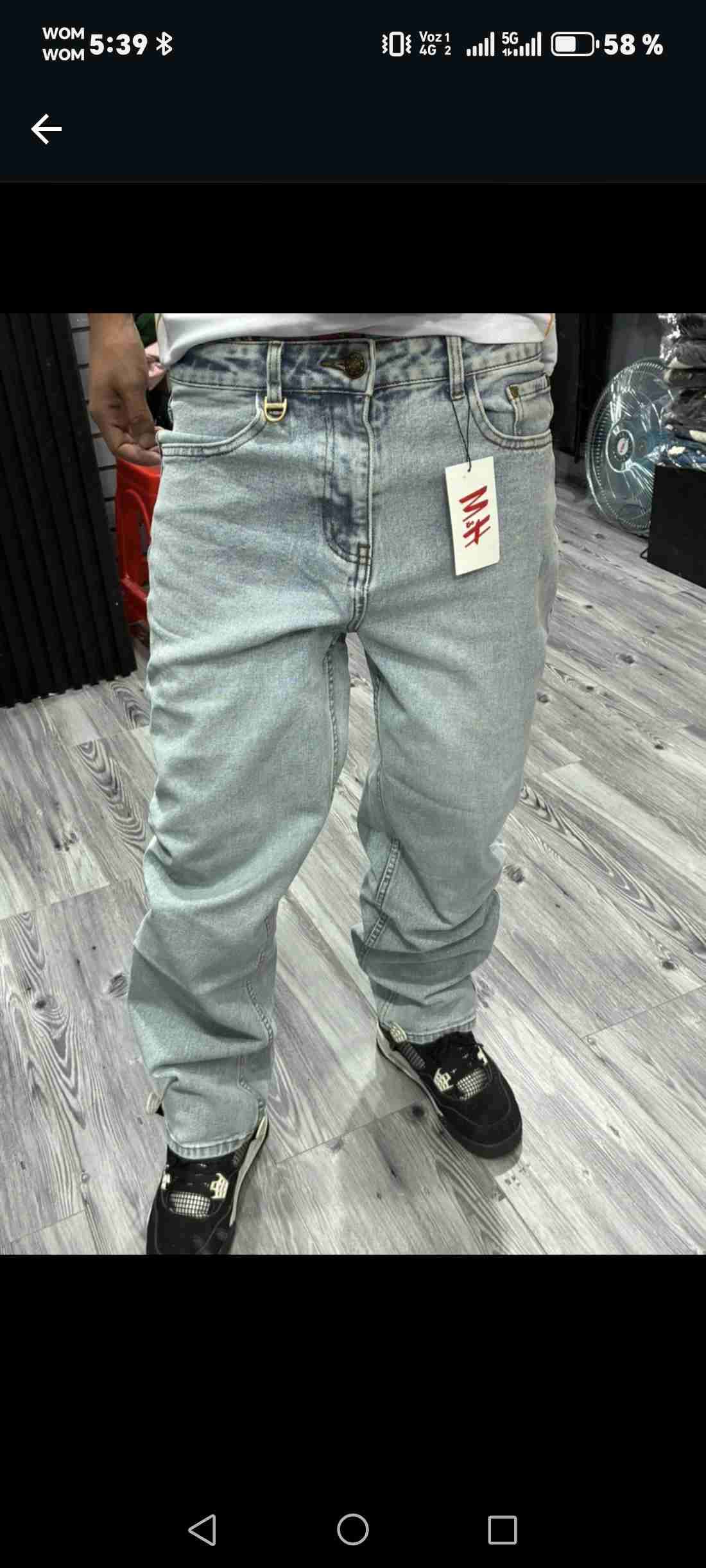 Shorts de mezclilla estampados - miniatura 4