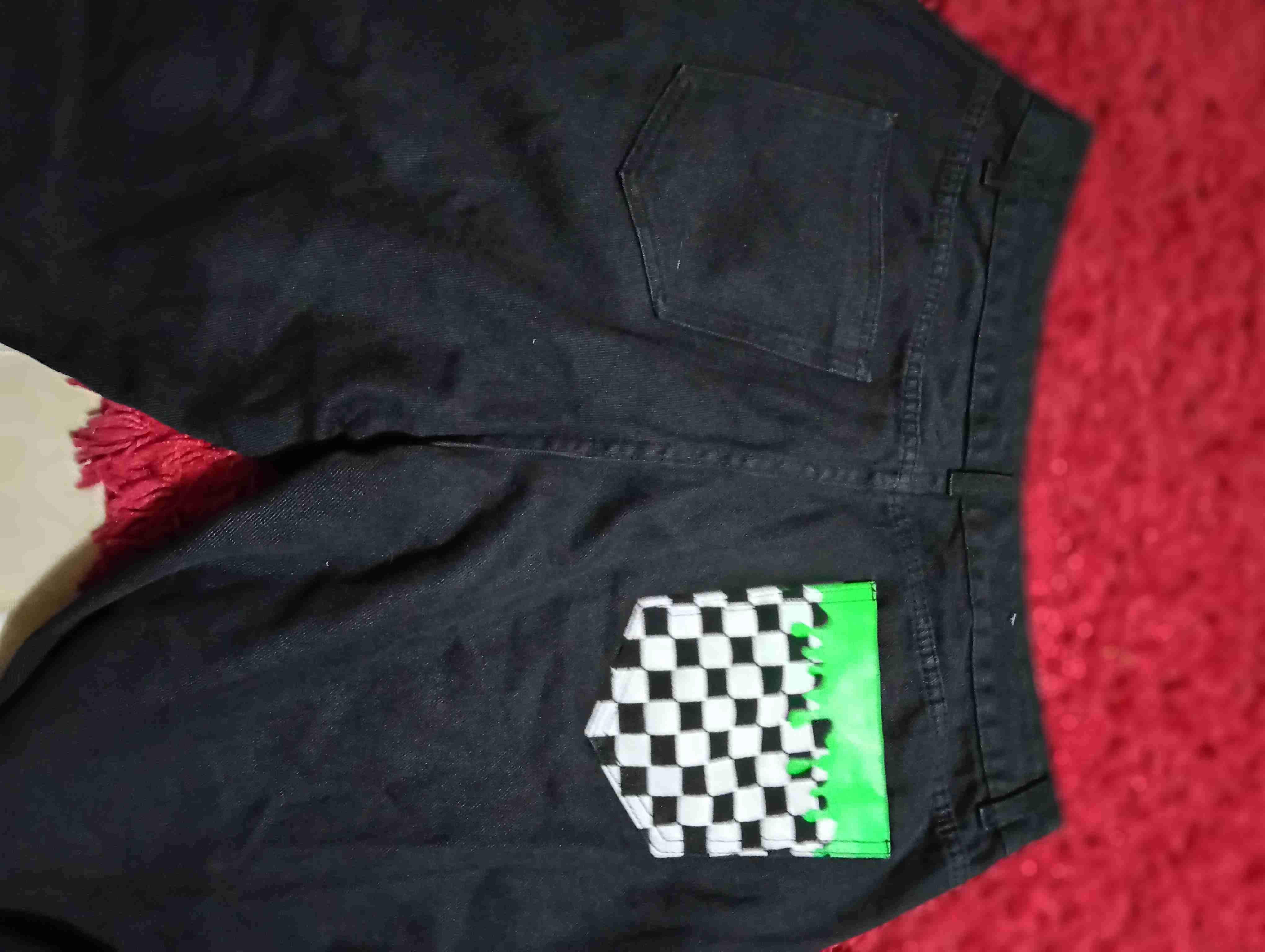 Jeans negros anchos talla 46 - miniatura 4