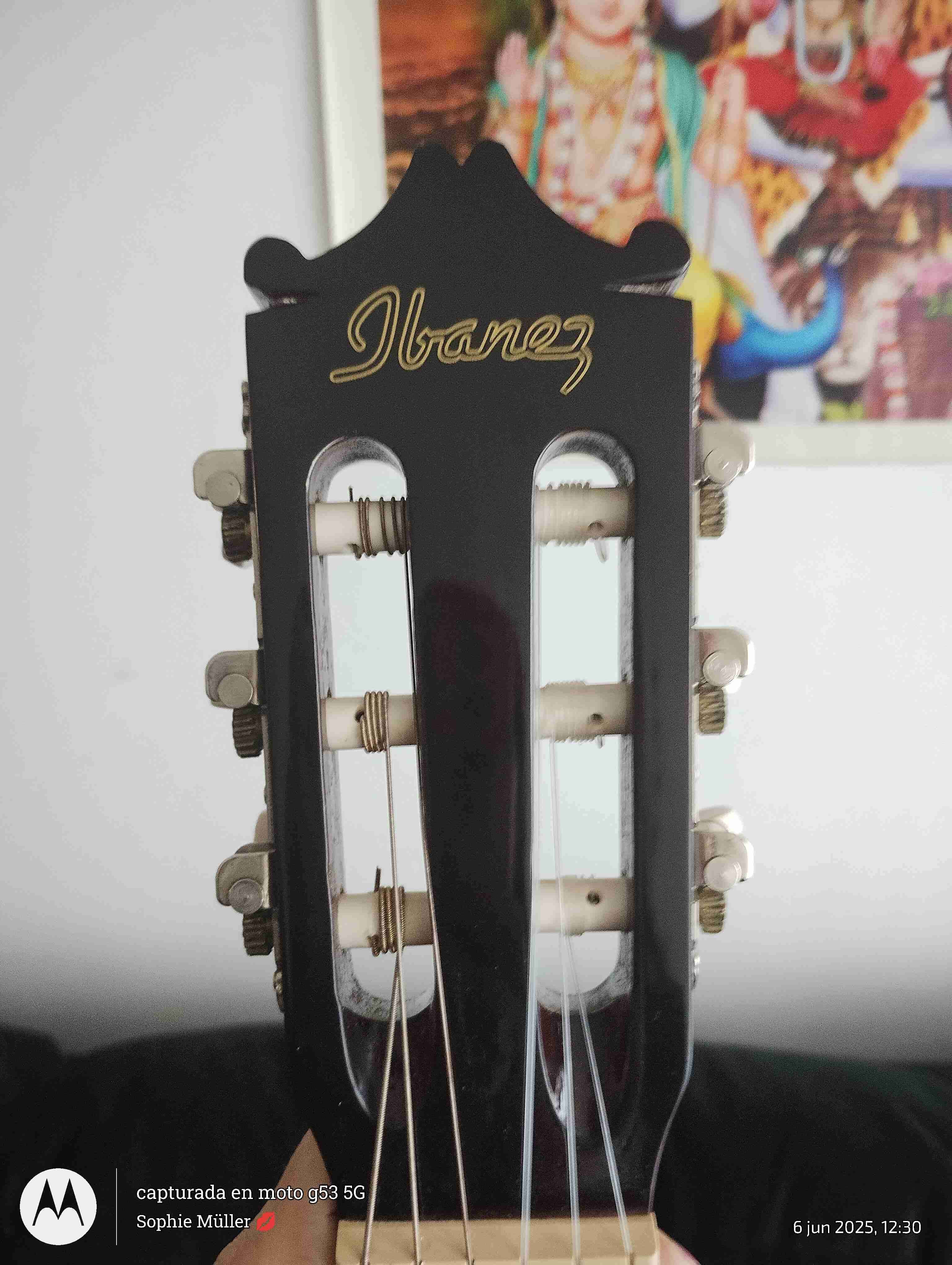 Guitarra acústica Ibanez con funda - miniatura 6
