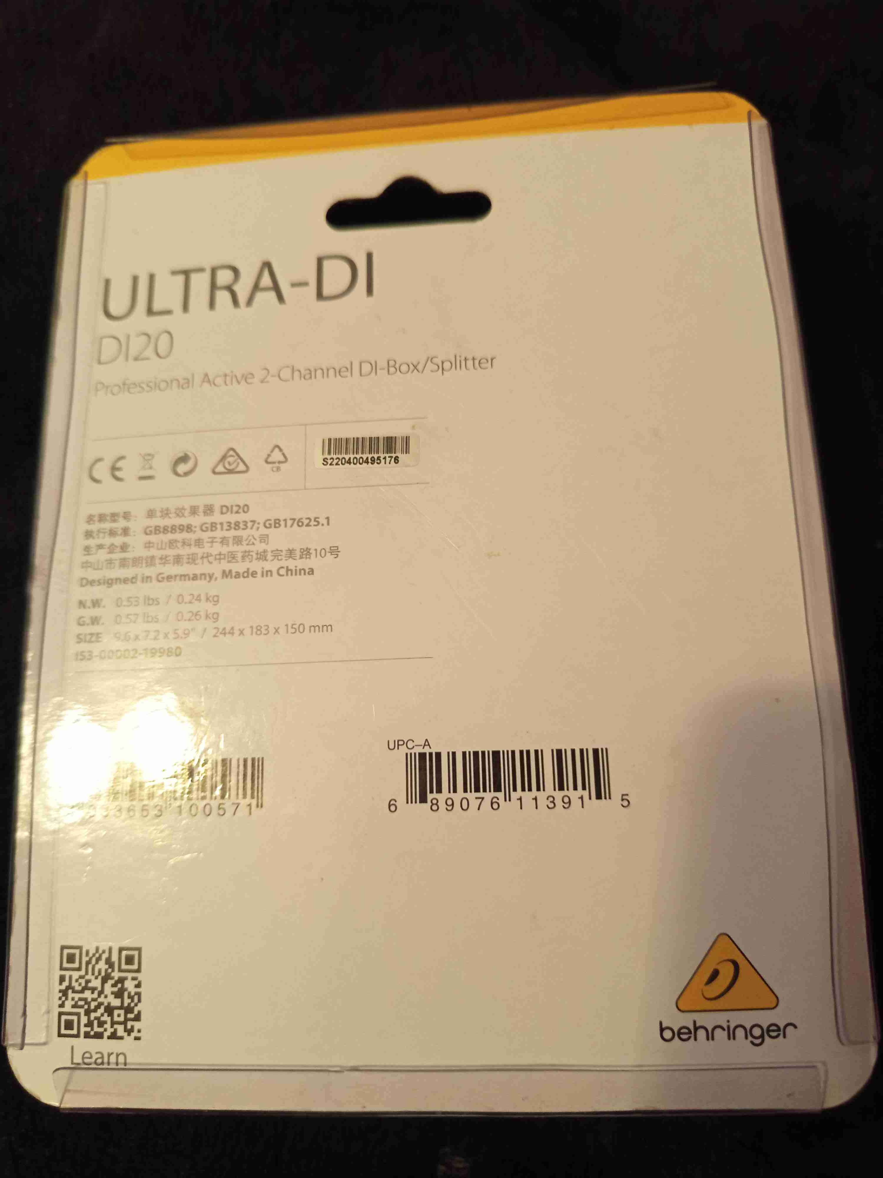 Caja directa Behringer ULTRA-DI DI20 - miniatura 3