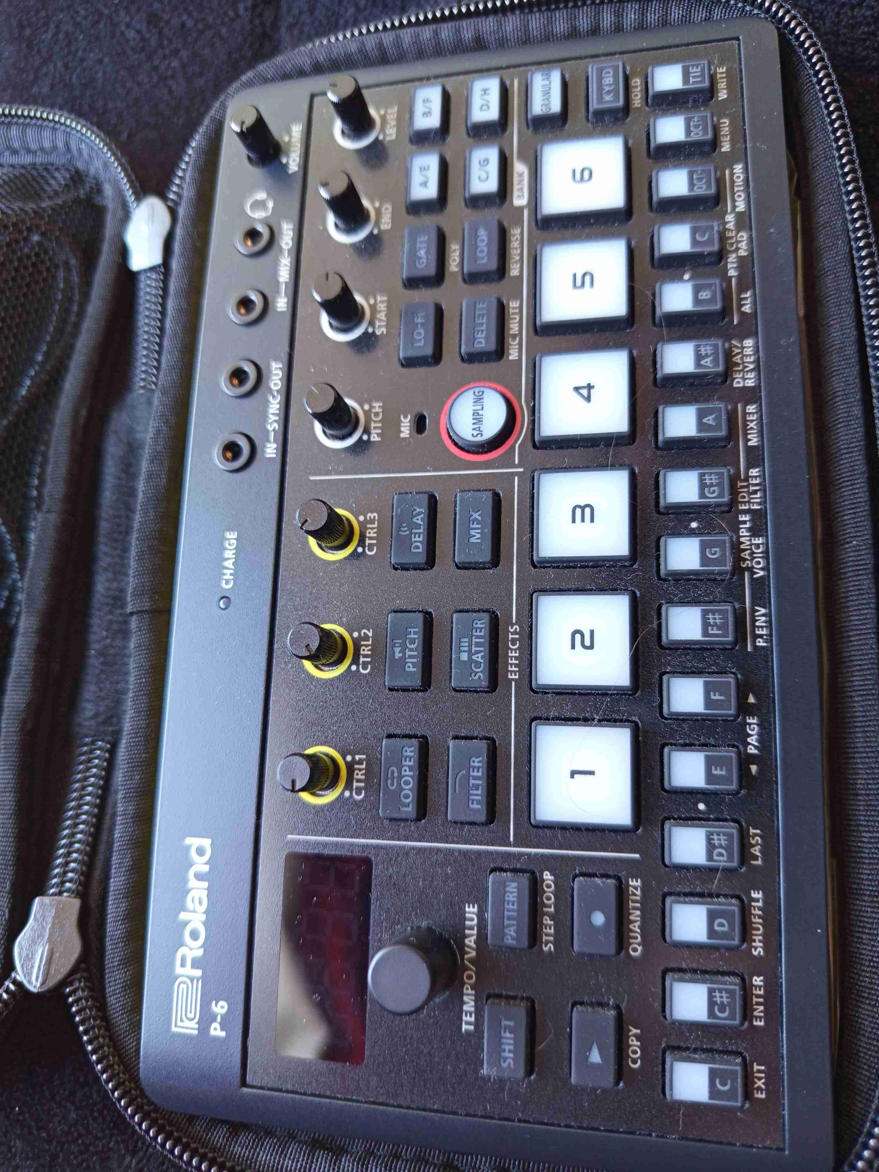 Sampler Roland Aira P-6e con softcase - miniatura 2