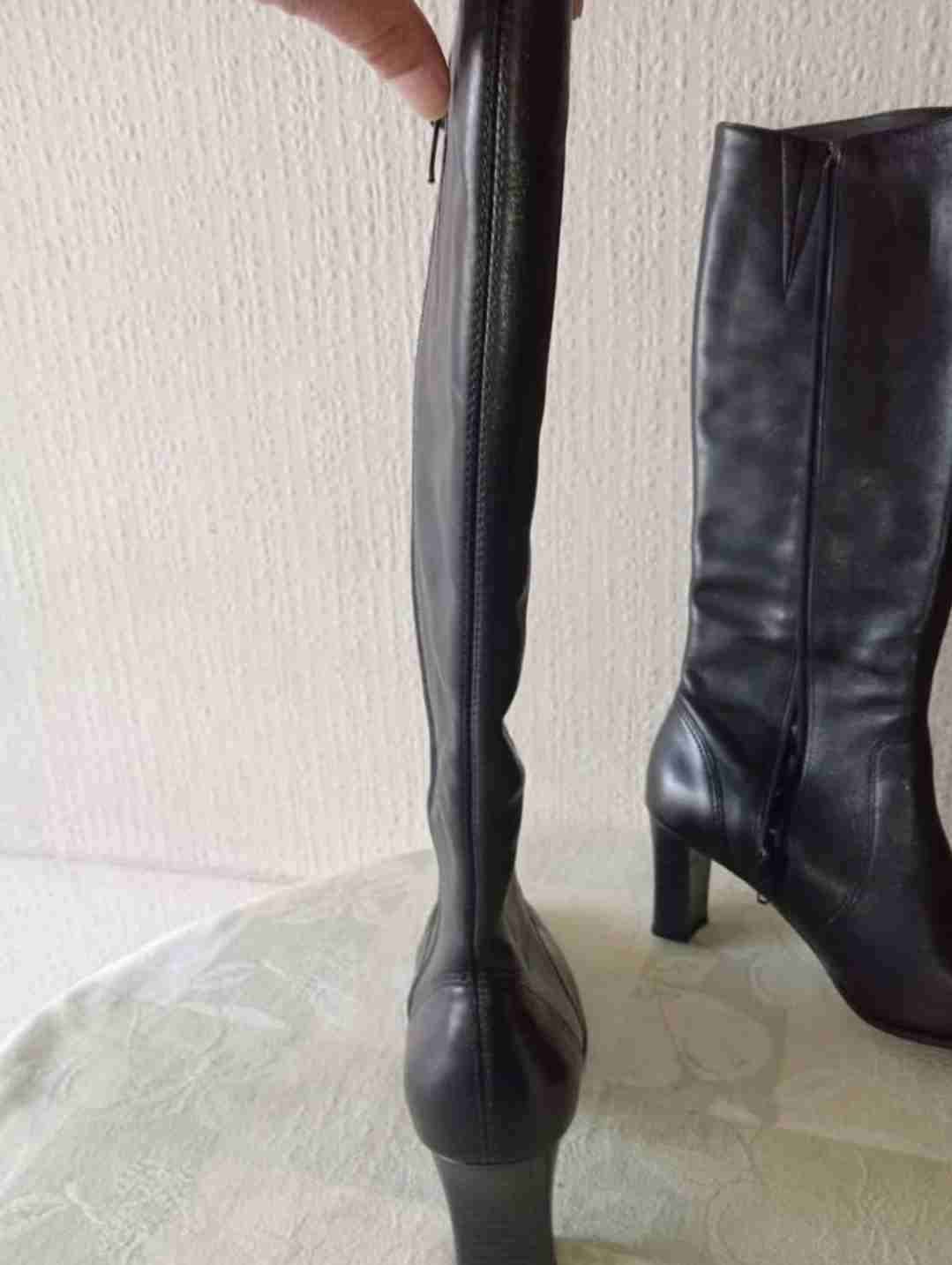 Botas negras de cuero Via Uno #36 - miniatura 2