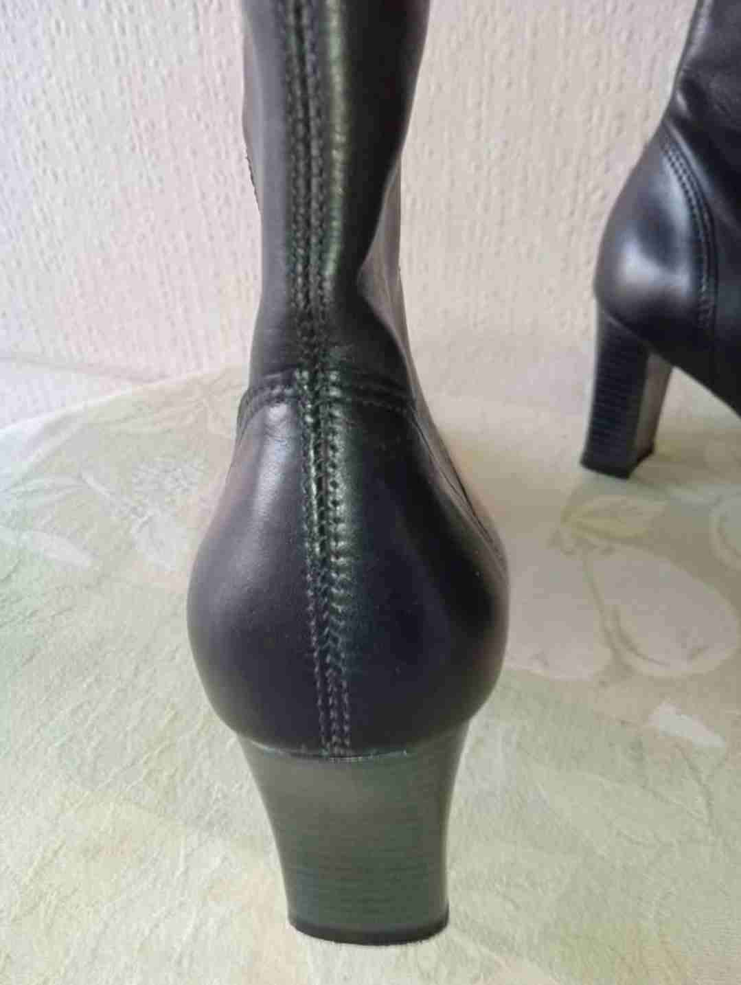 Botas negras de cuero Via Uno #36 - miniatura 3