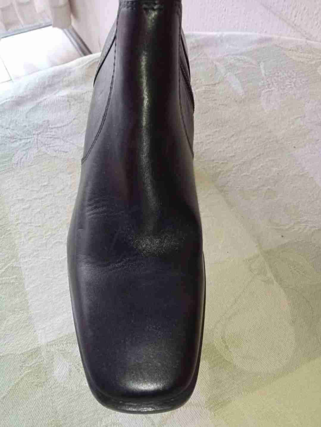 Botas negras de cuero Via Uno #36 - miniatura 4