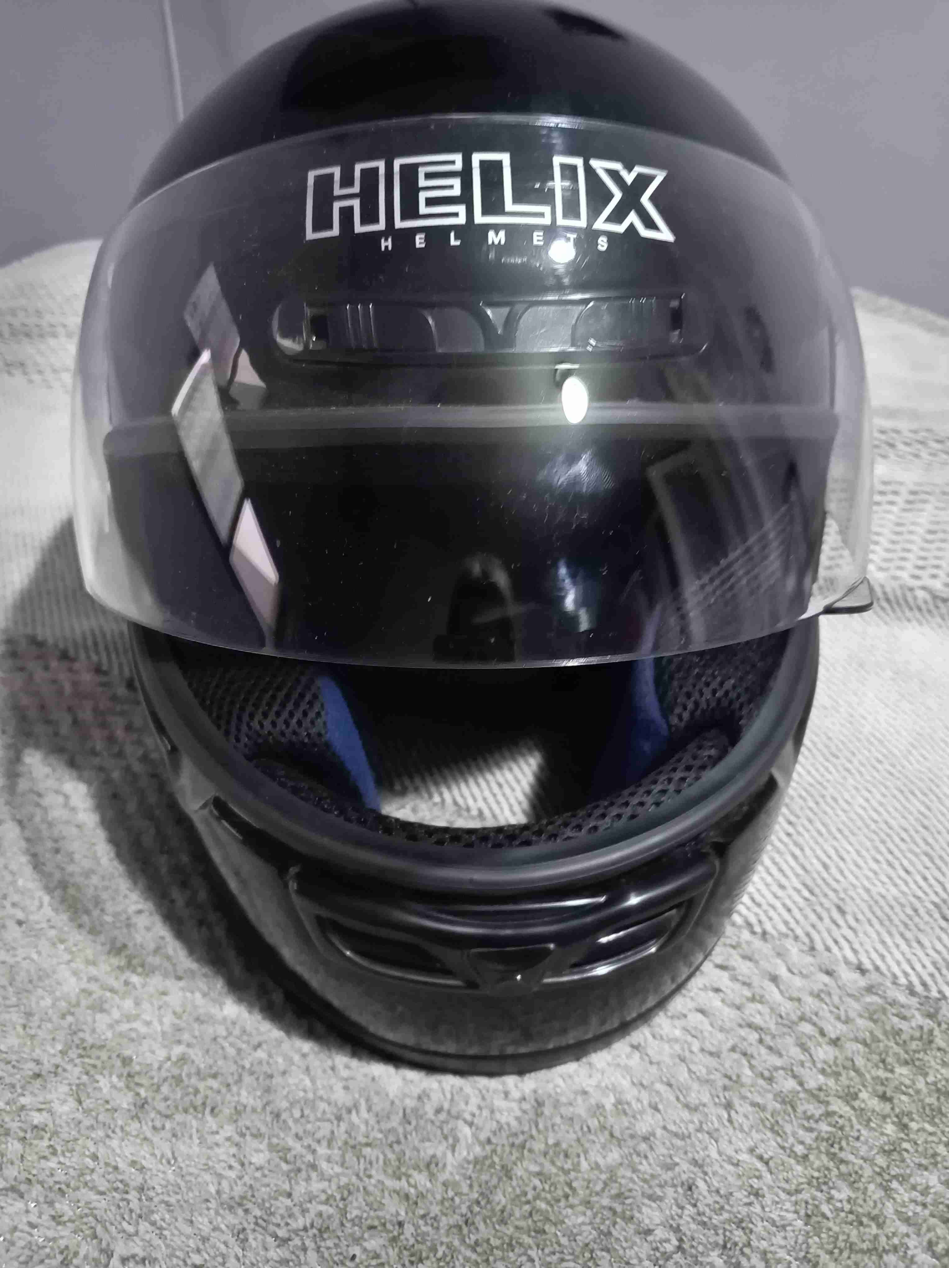 Casco negro Helix - miniatura 2