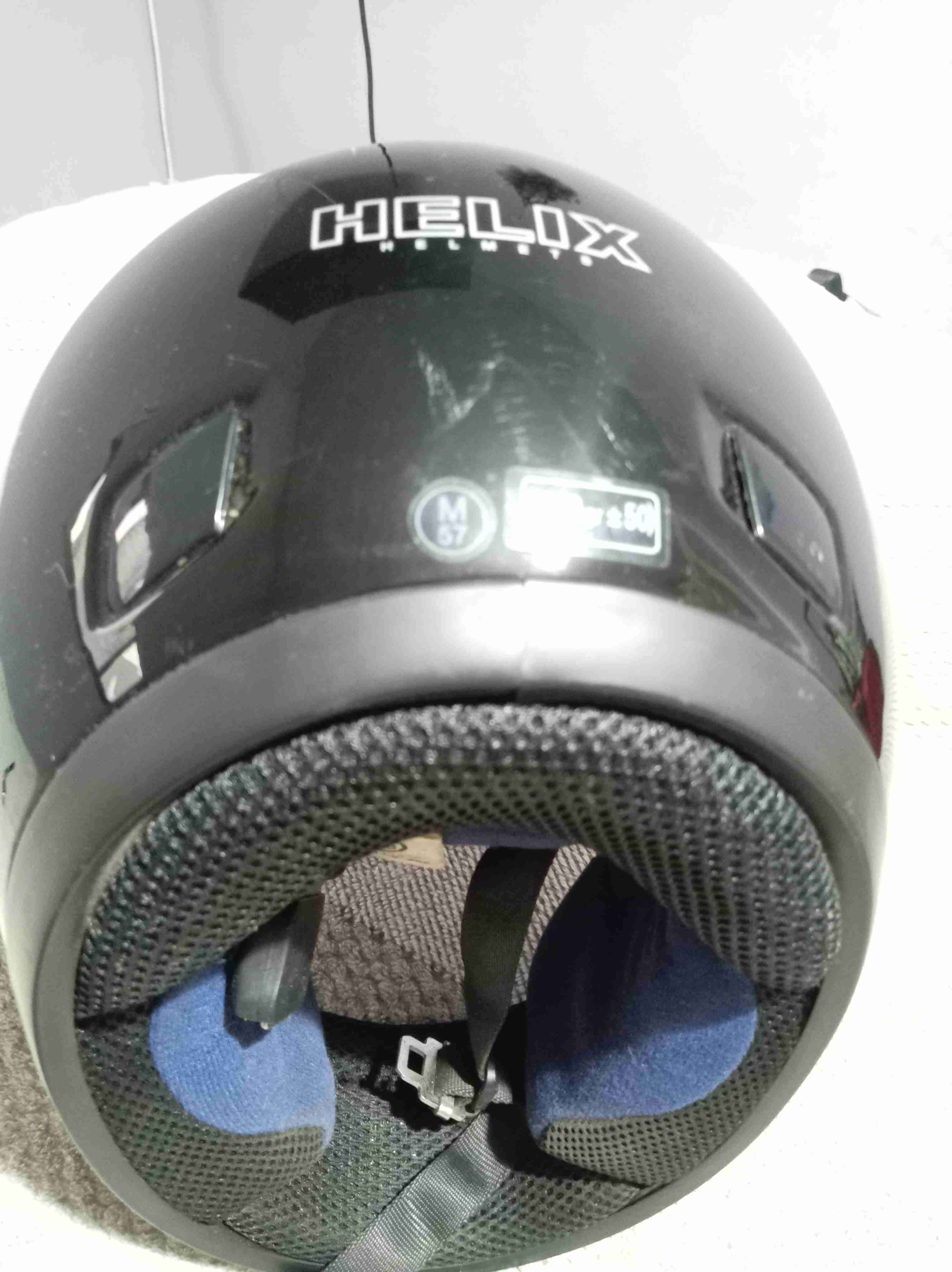 Casco negro Helix - miniatura 5