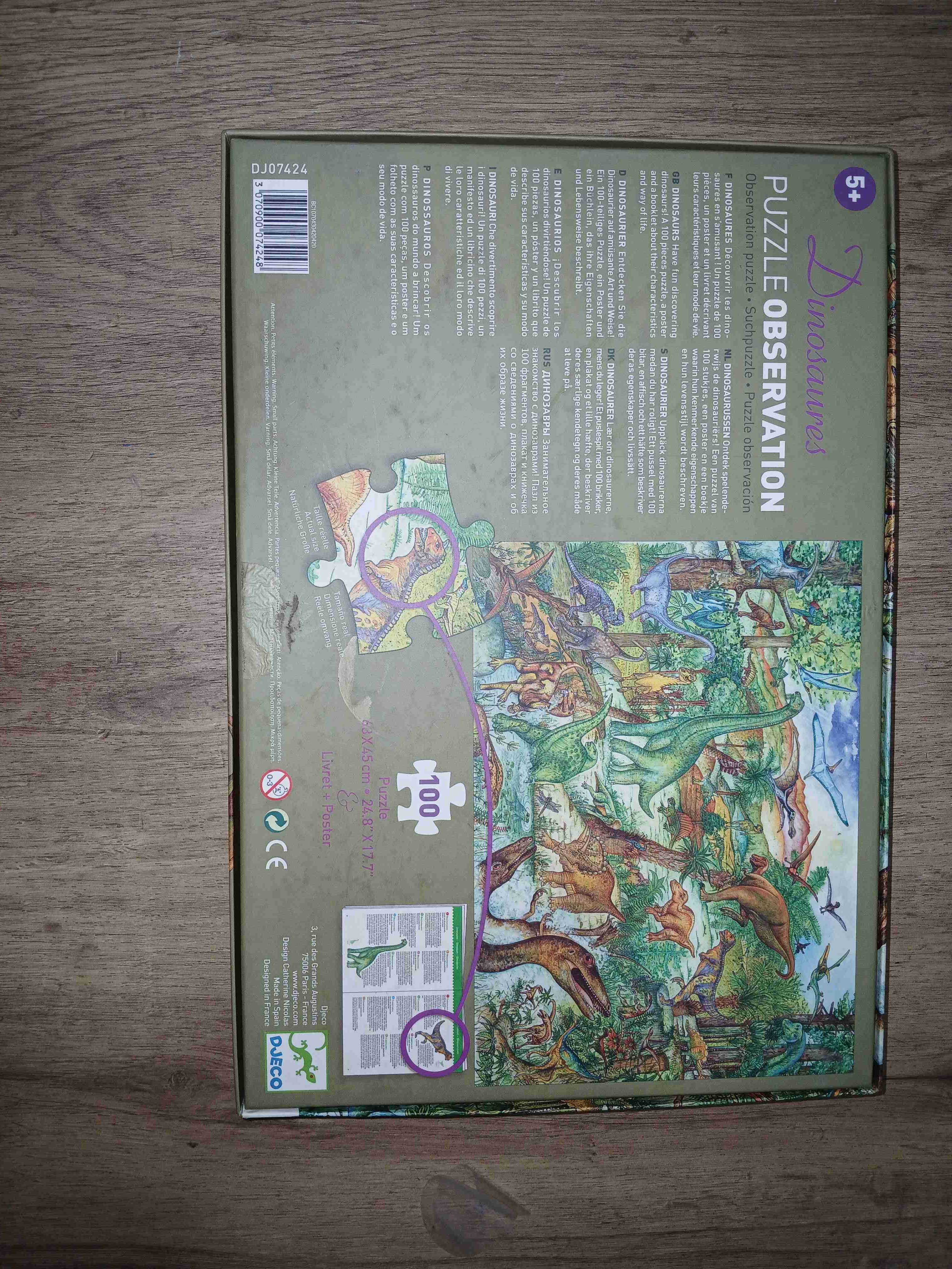 Puzzle de observación 100 piezas DJECO - miniatura 2