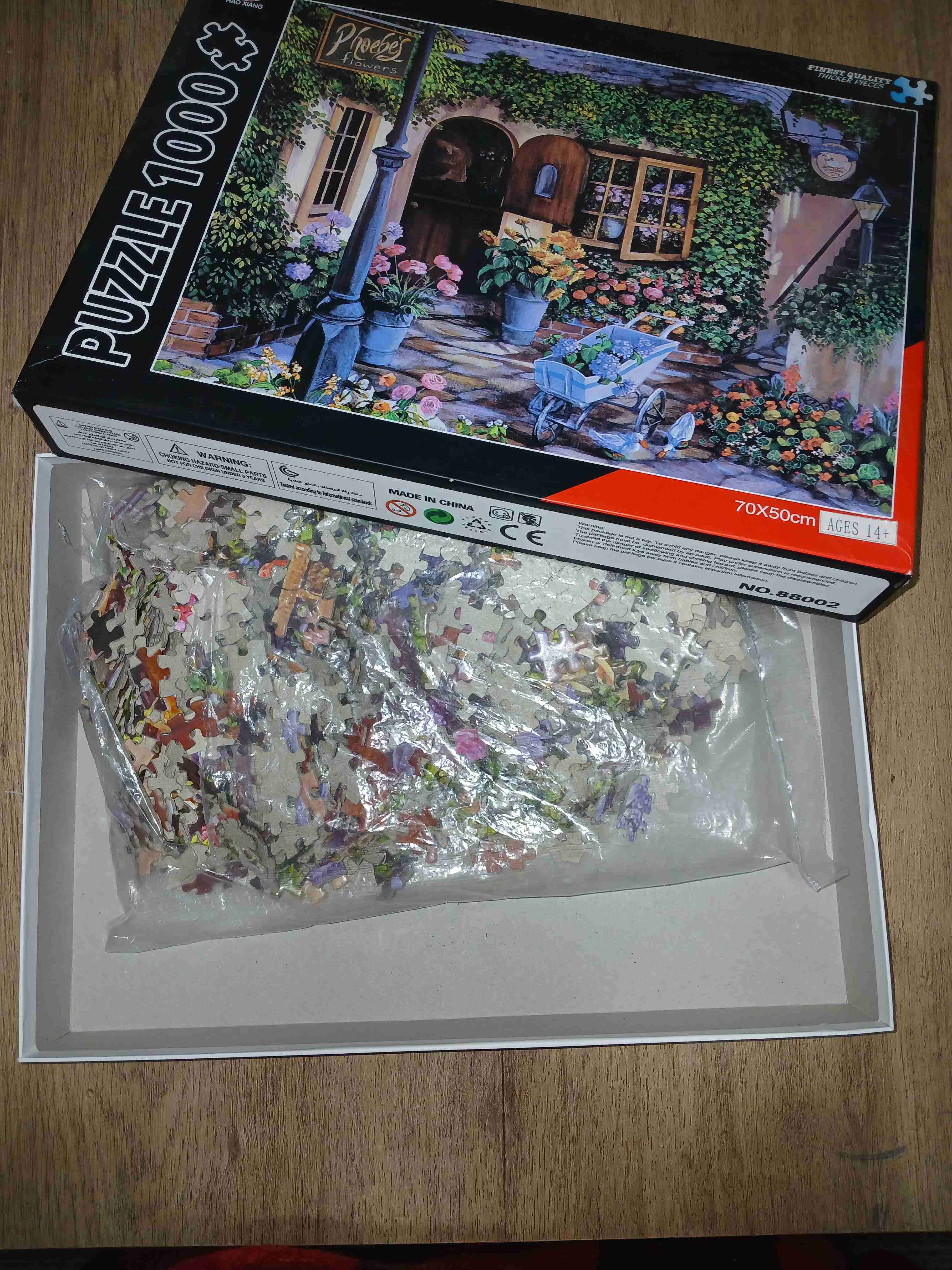 Rompecabezas 1000 piezas jardín - miniatura 2