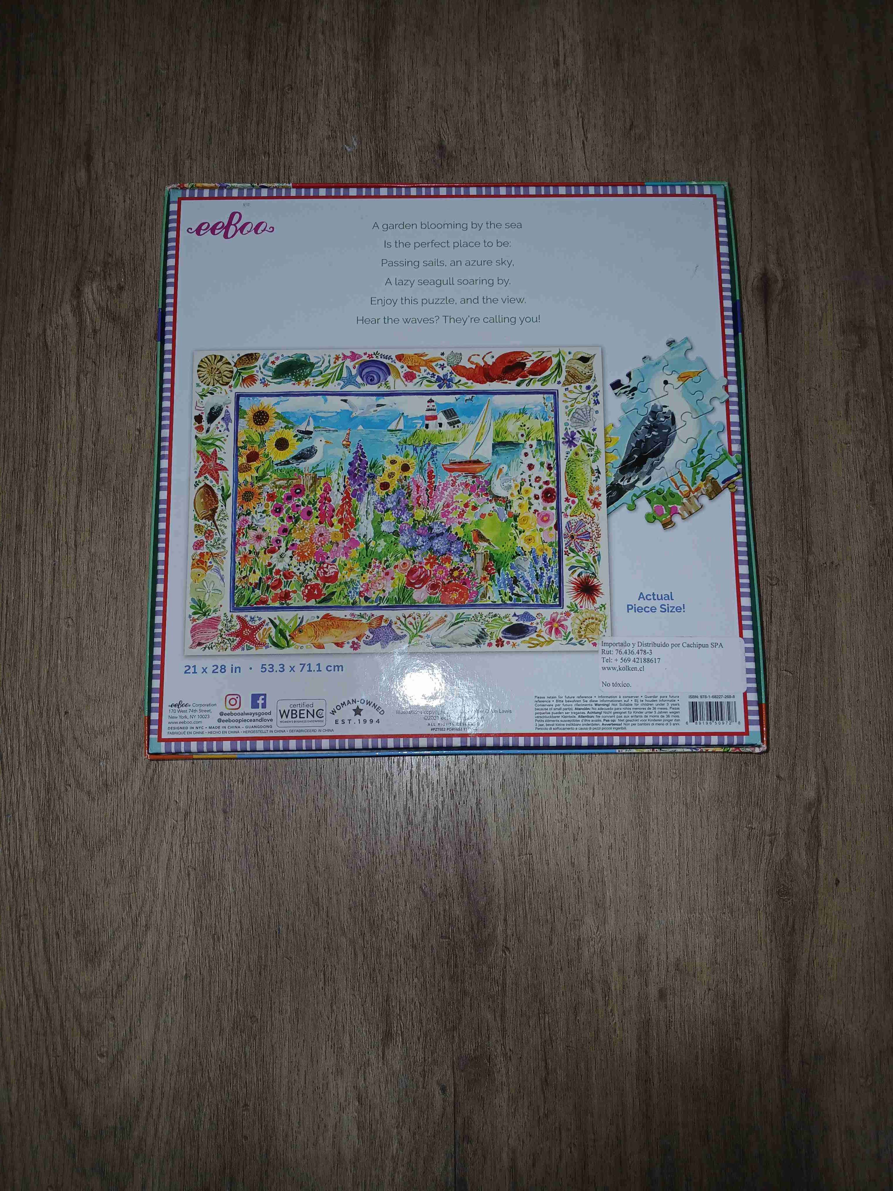 Rompecabezas 1000 piezas seagull garden - miniatura 2