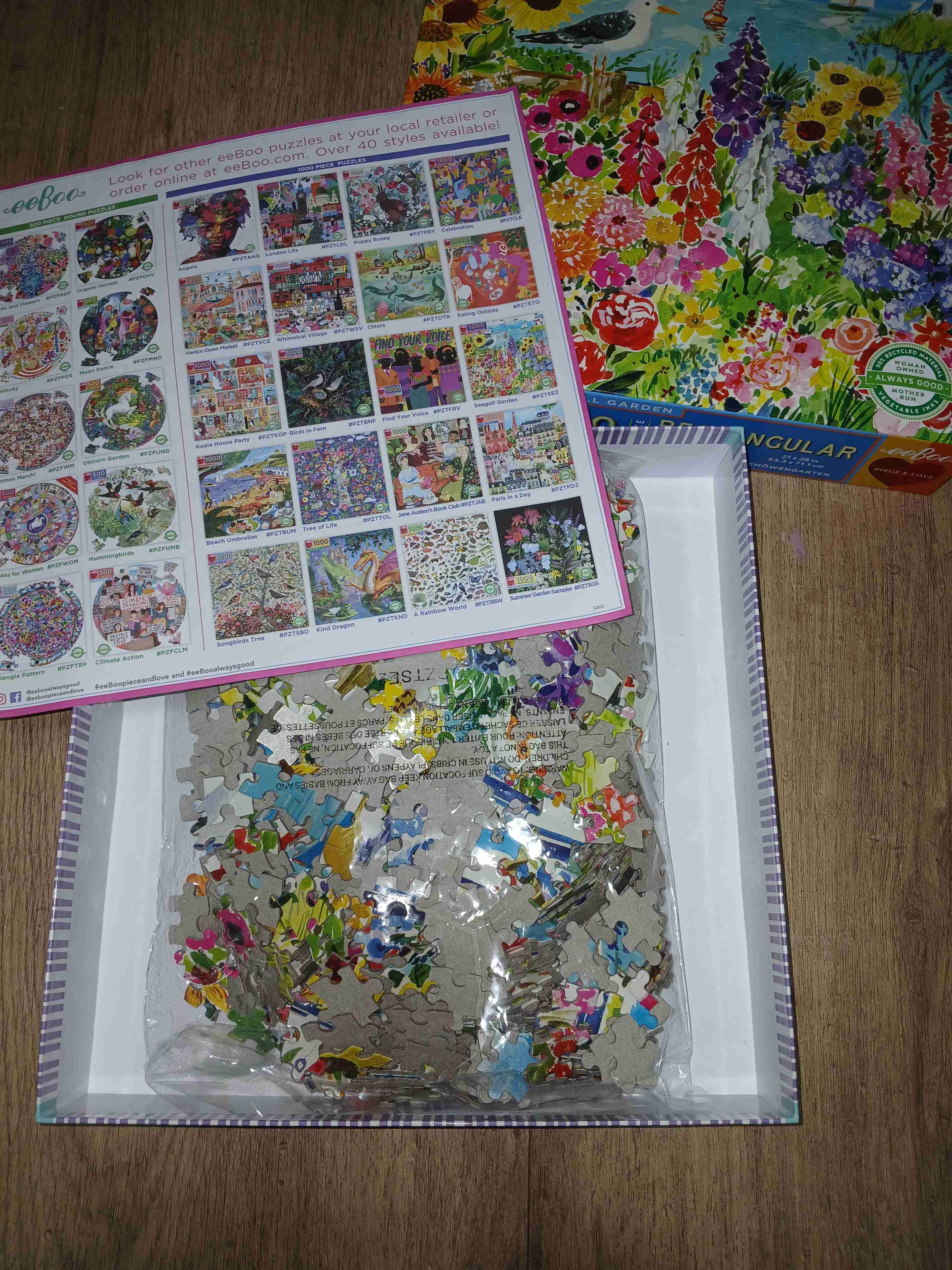 Rompecabezas 1000 piezas seagull garden - miniatura 4