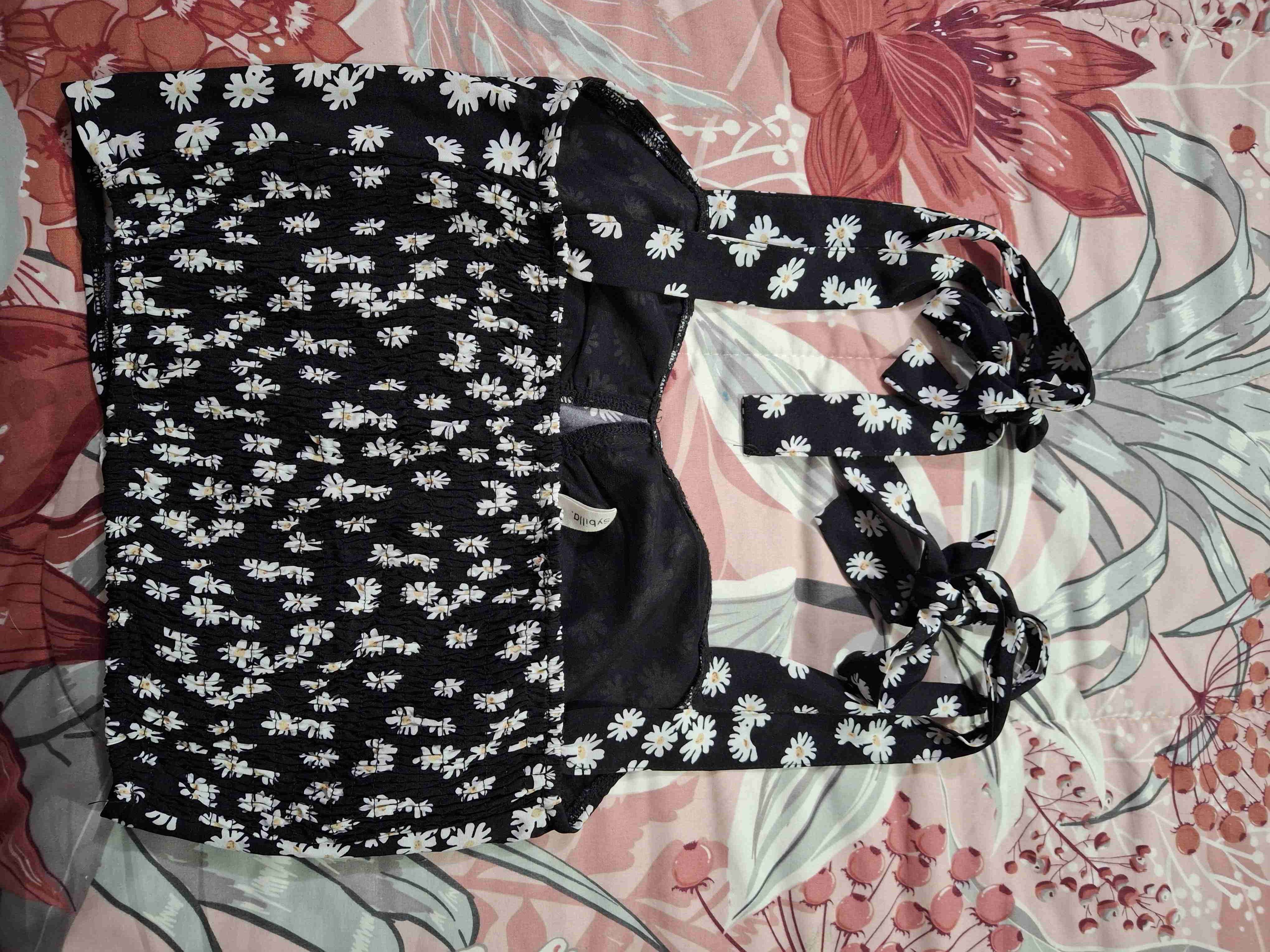 Top de tirantes rojo y coral - miniatura 6