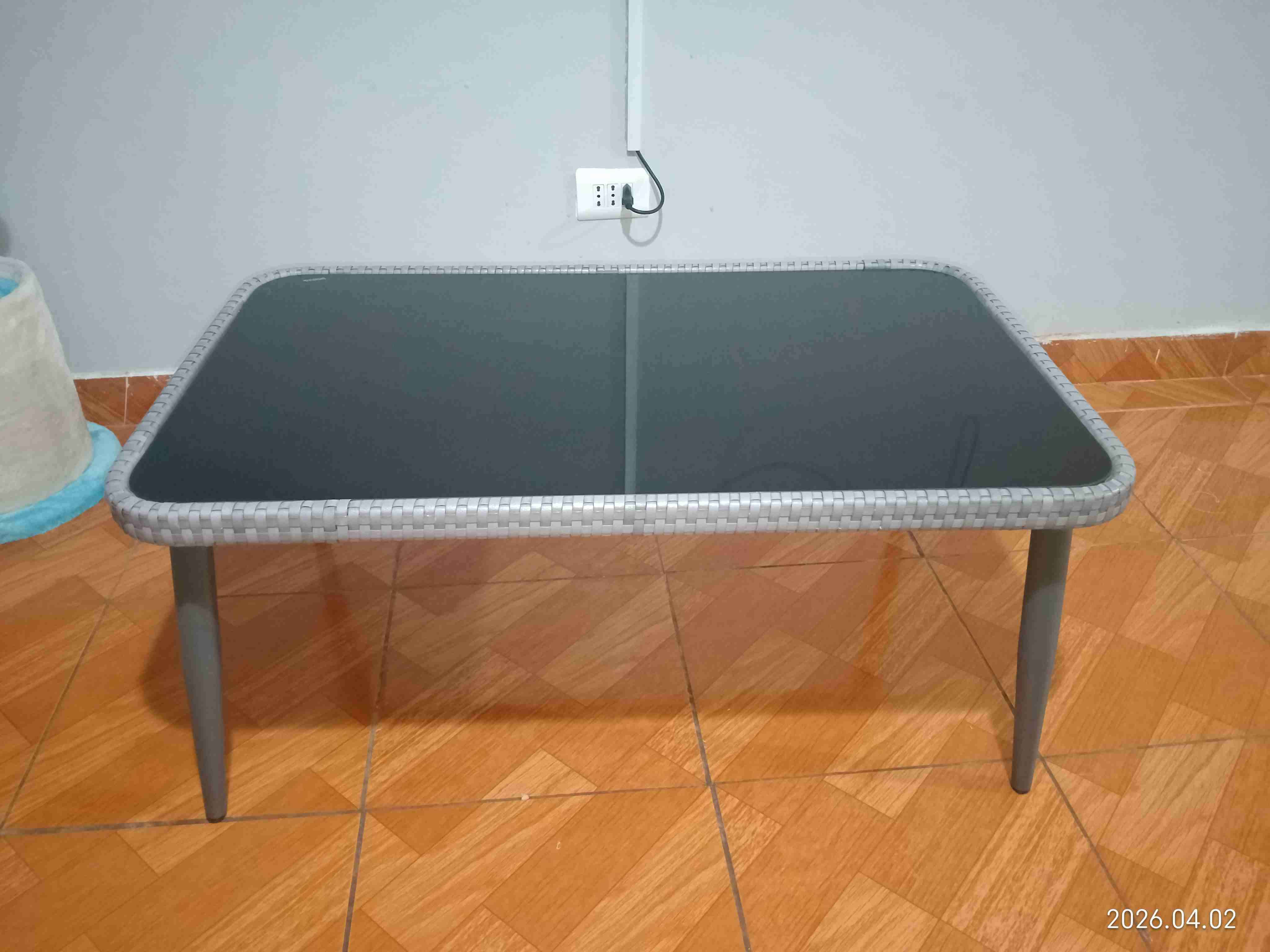 Mesa de vidrio rectangular - miniatura 1