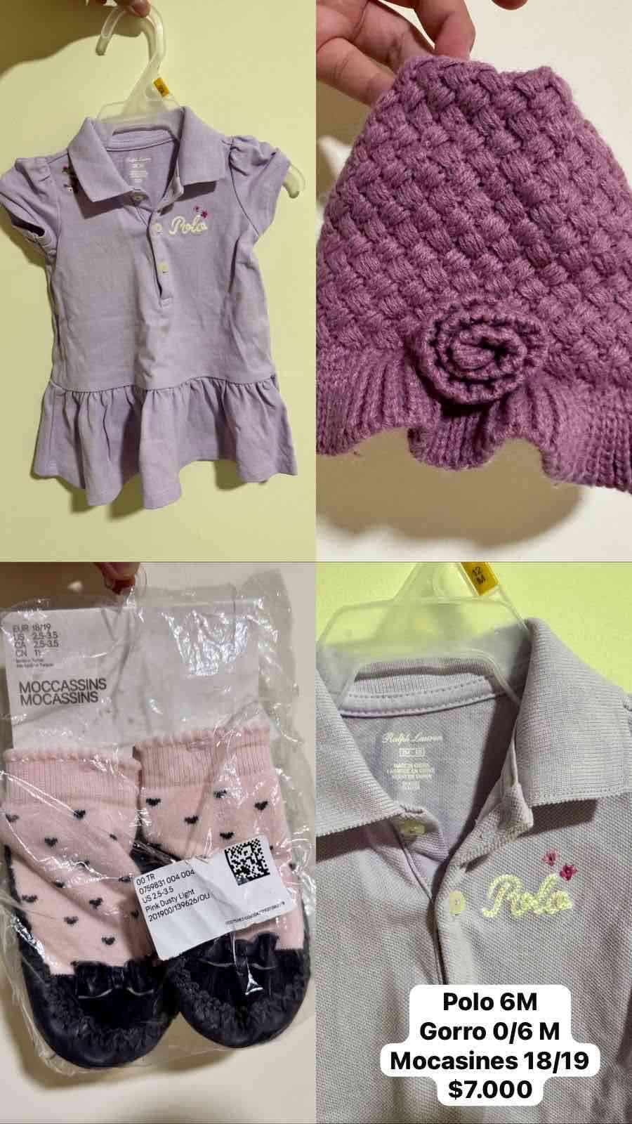 Polo y gorro bebé 6M