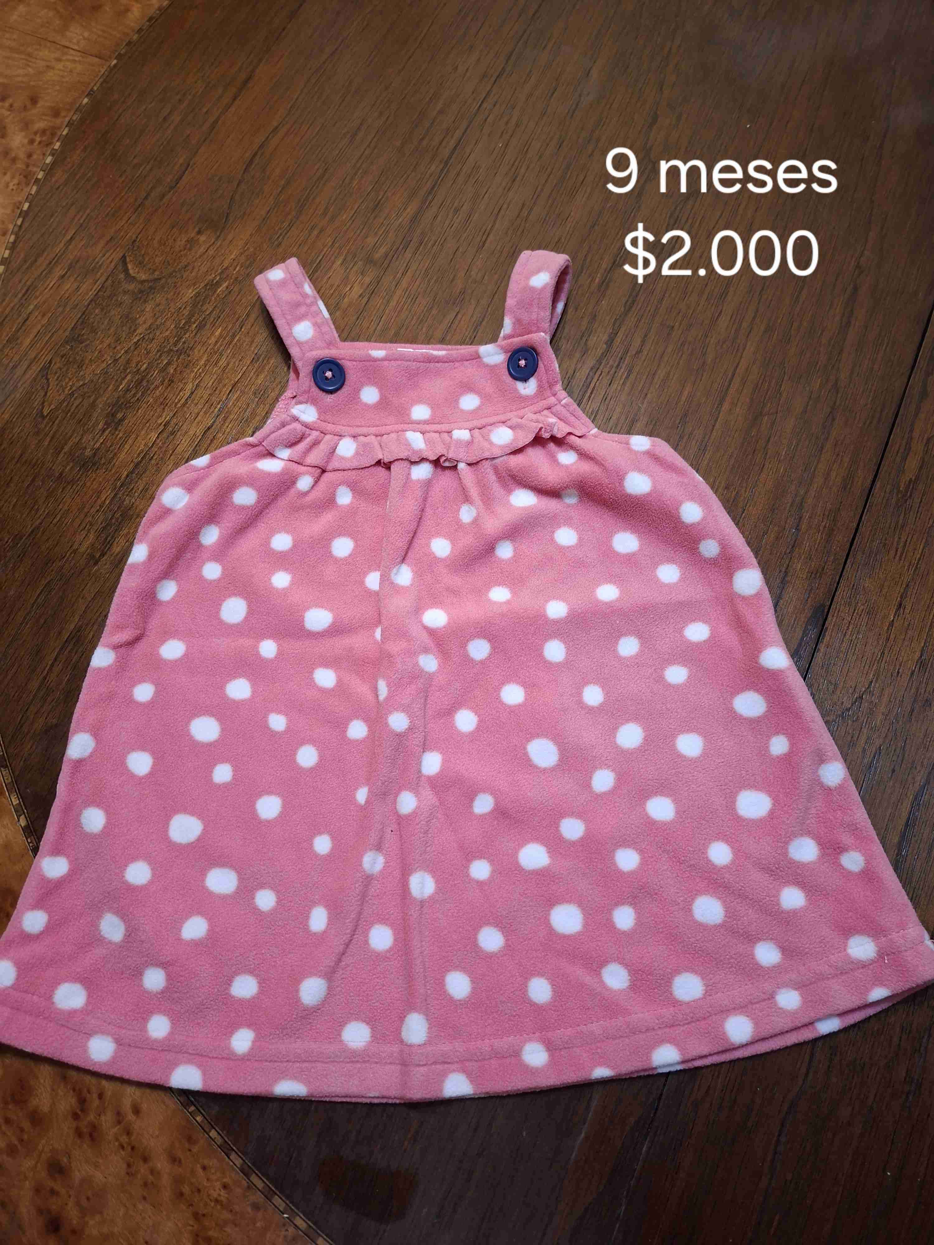 Vestido rosado 9 meses