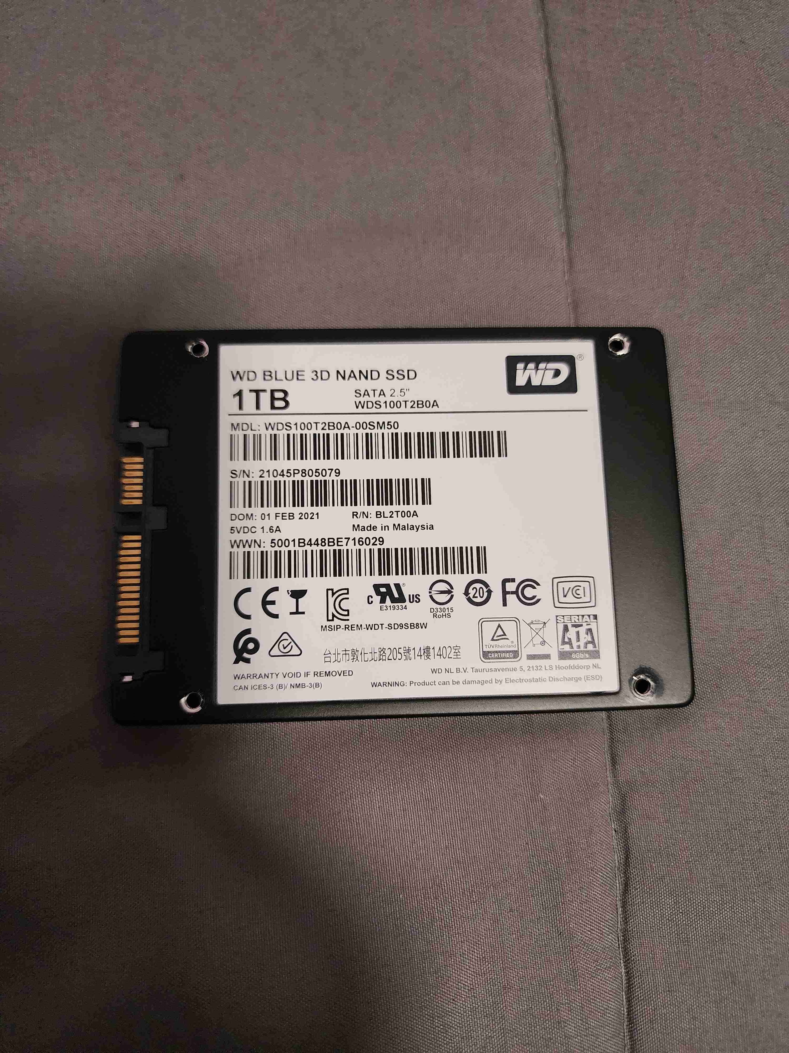 Ssd WD Blue 1TB - miniatura 2