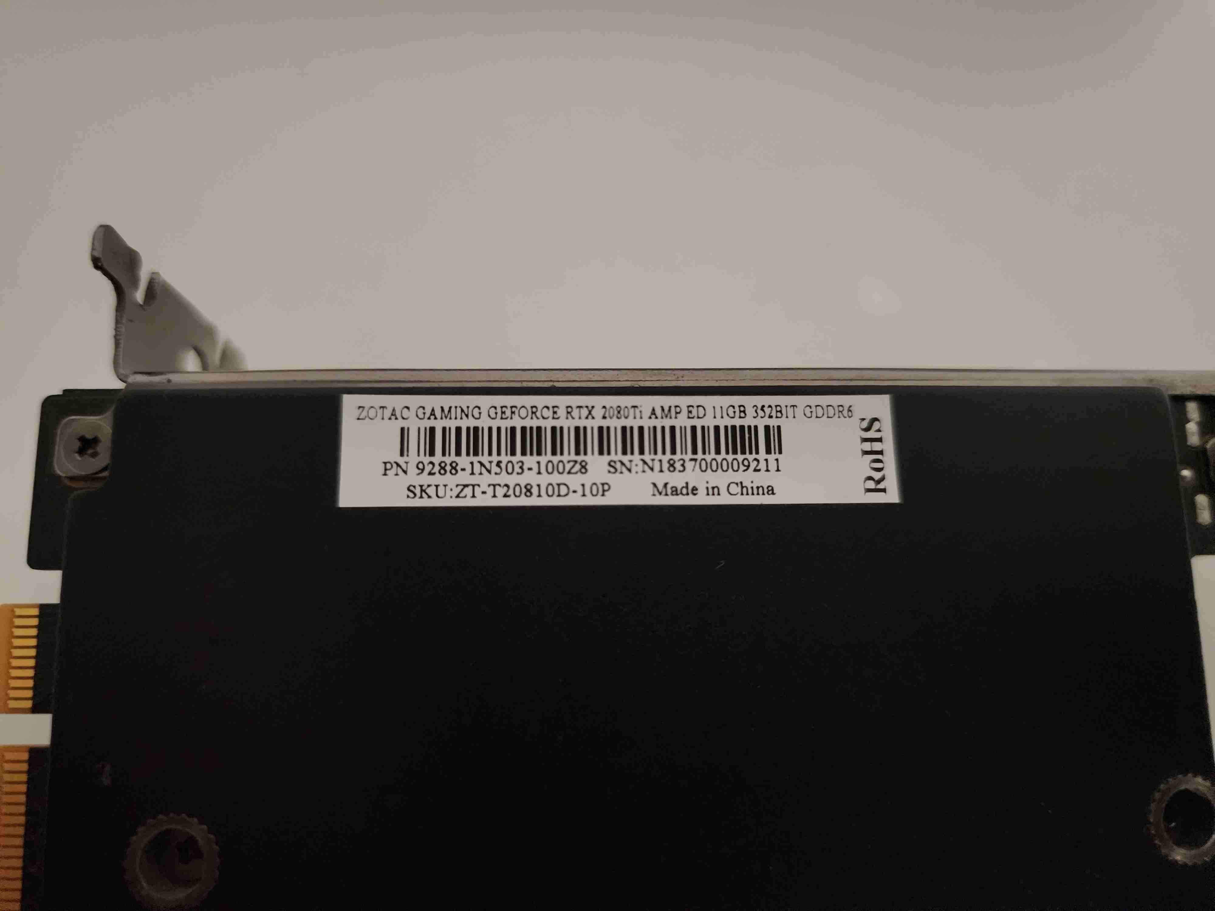 Zotac Rtx 2080 ti - 11gb Gddr6 - miniatura 3