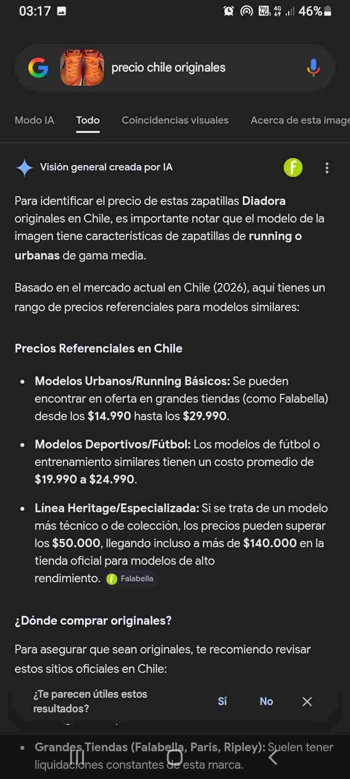 Zapatillas deportivas naranjas Diadora - miniatura 2