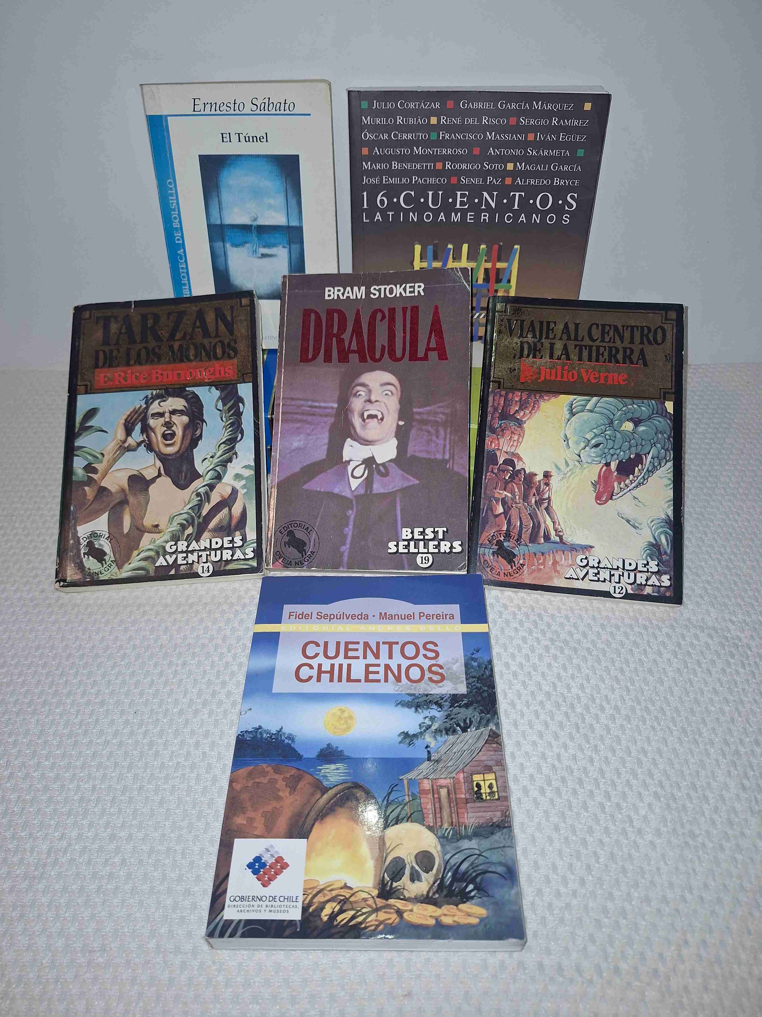 Set de libros literarios Drácula Verne Sábato - miniatura 1