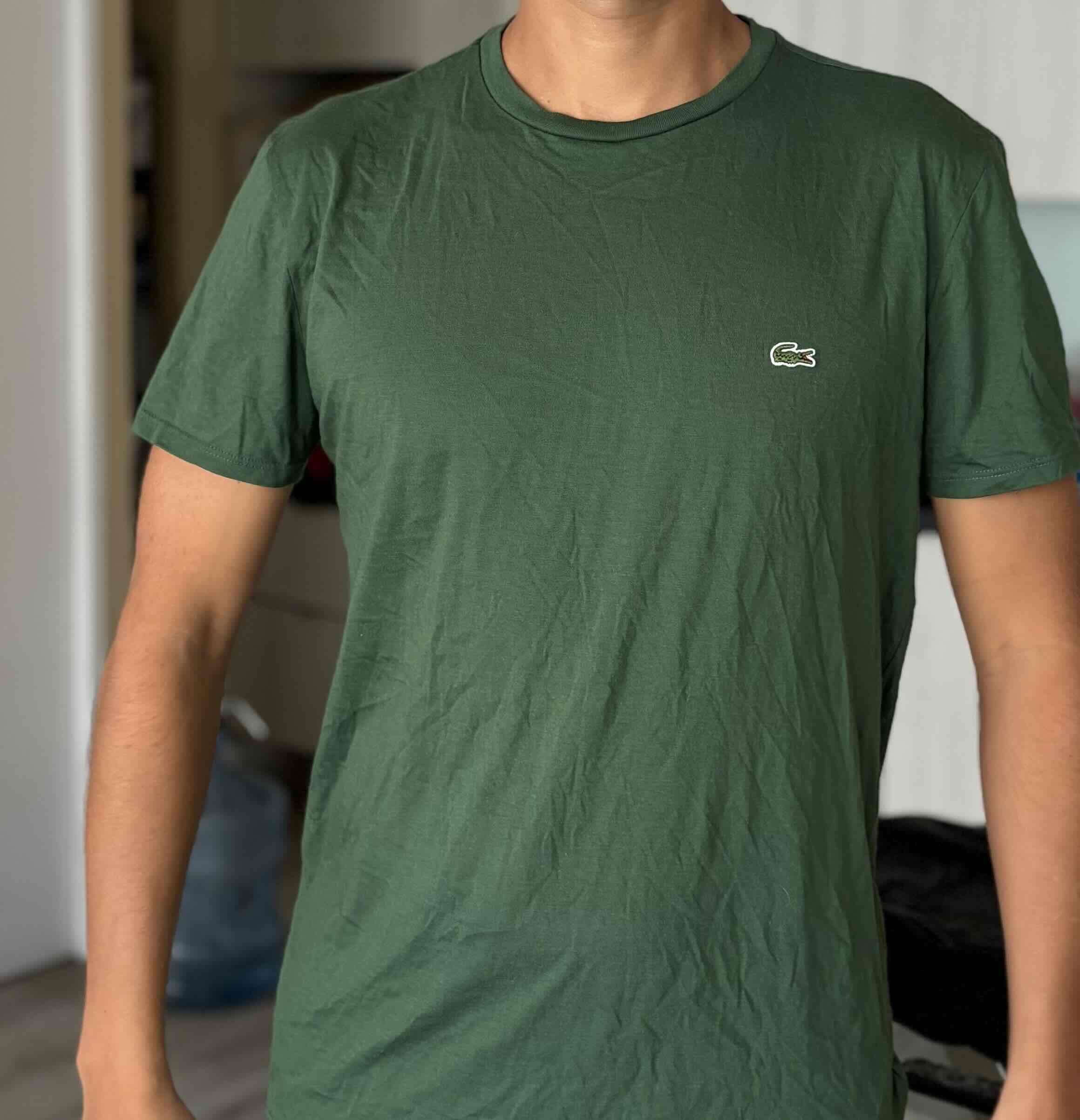 Polera verde Lacoste - miniatura 2