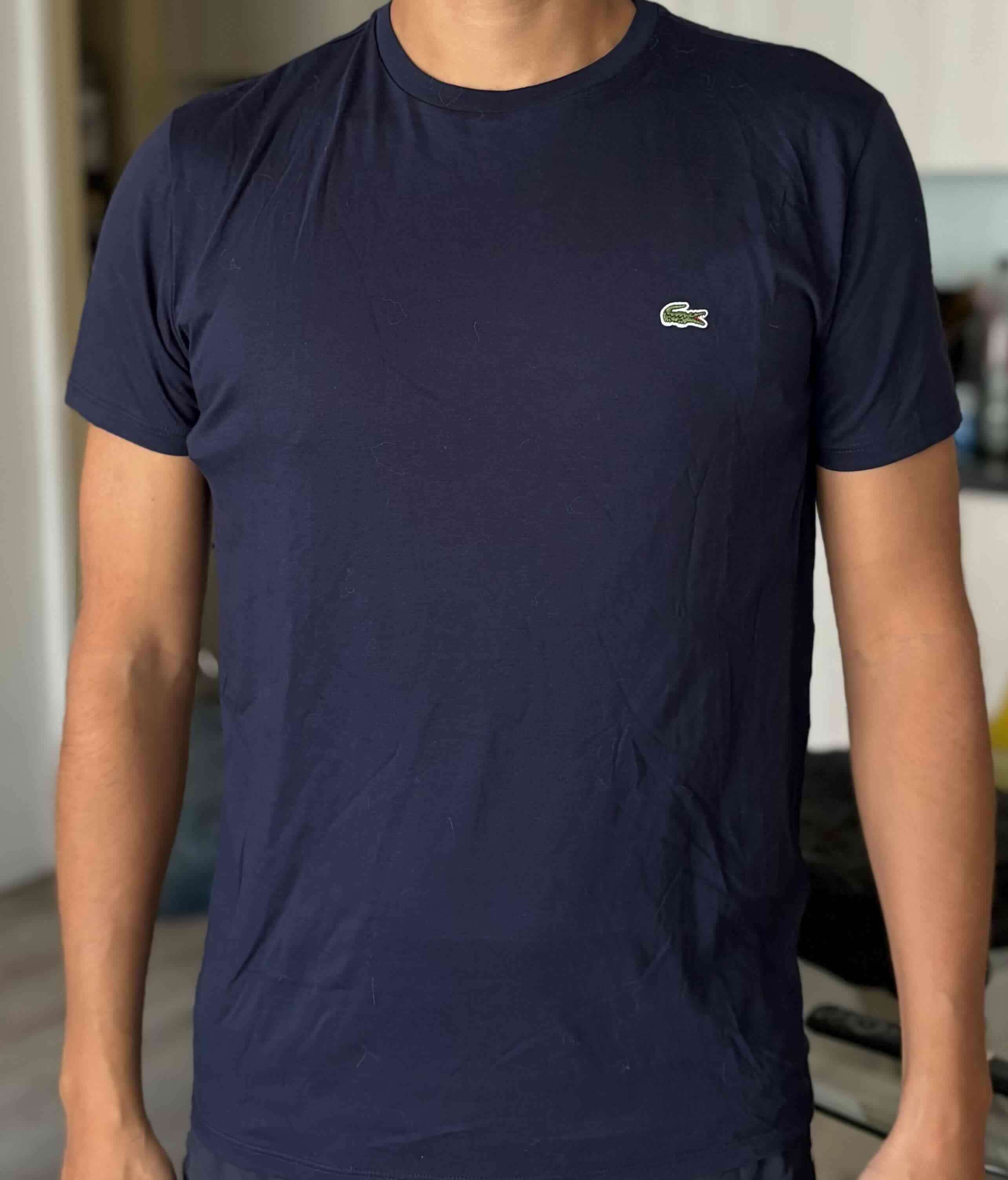 Polera azul marino Lacoste - miniatura 2